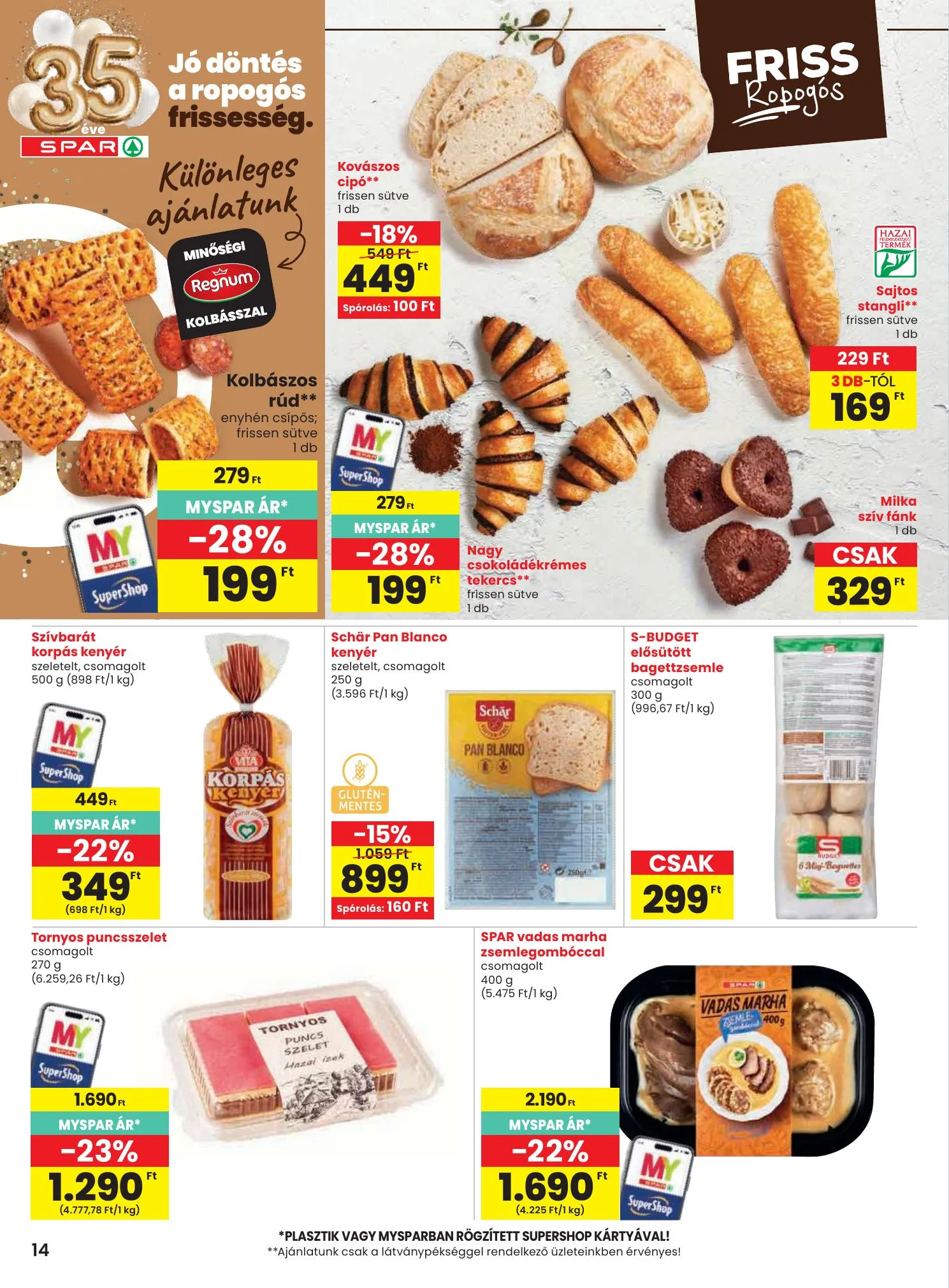 Spar akciós újság 10.08–10.14 – 14. oldal