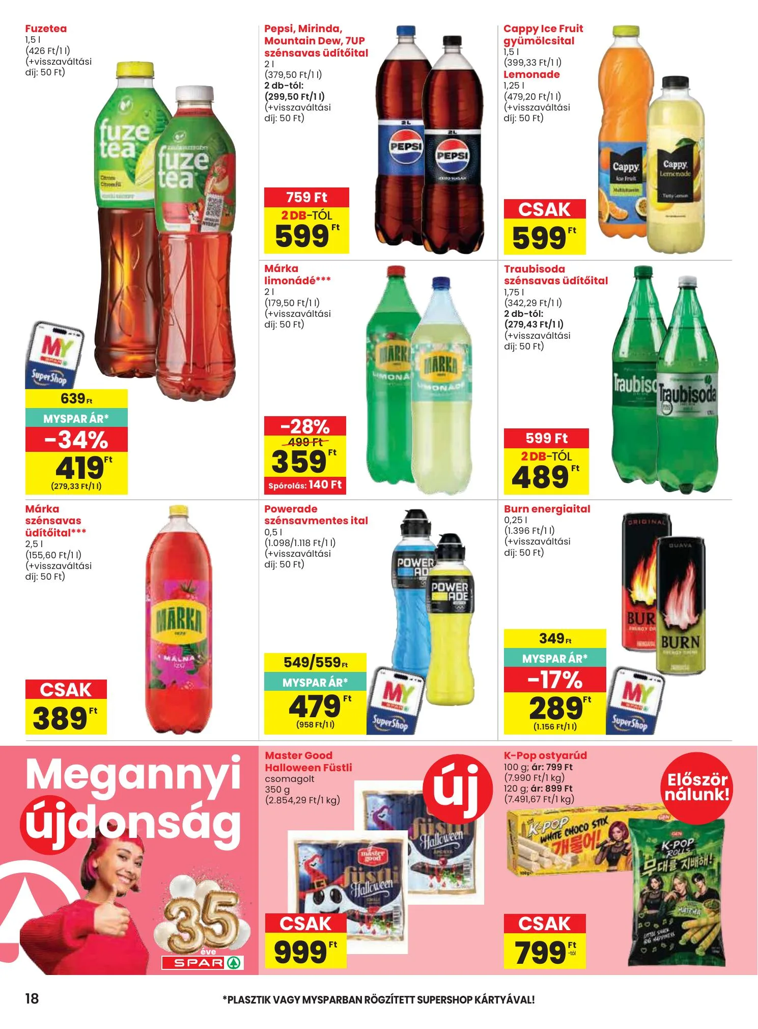 Spar akciós újság 10.08–10.14 – 18. oldal