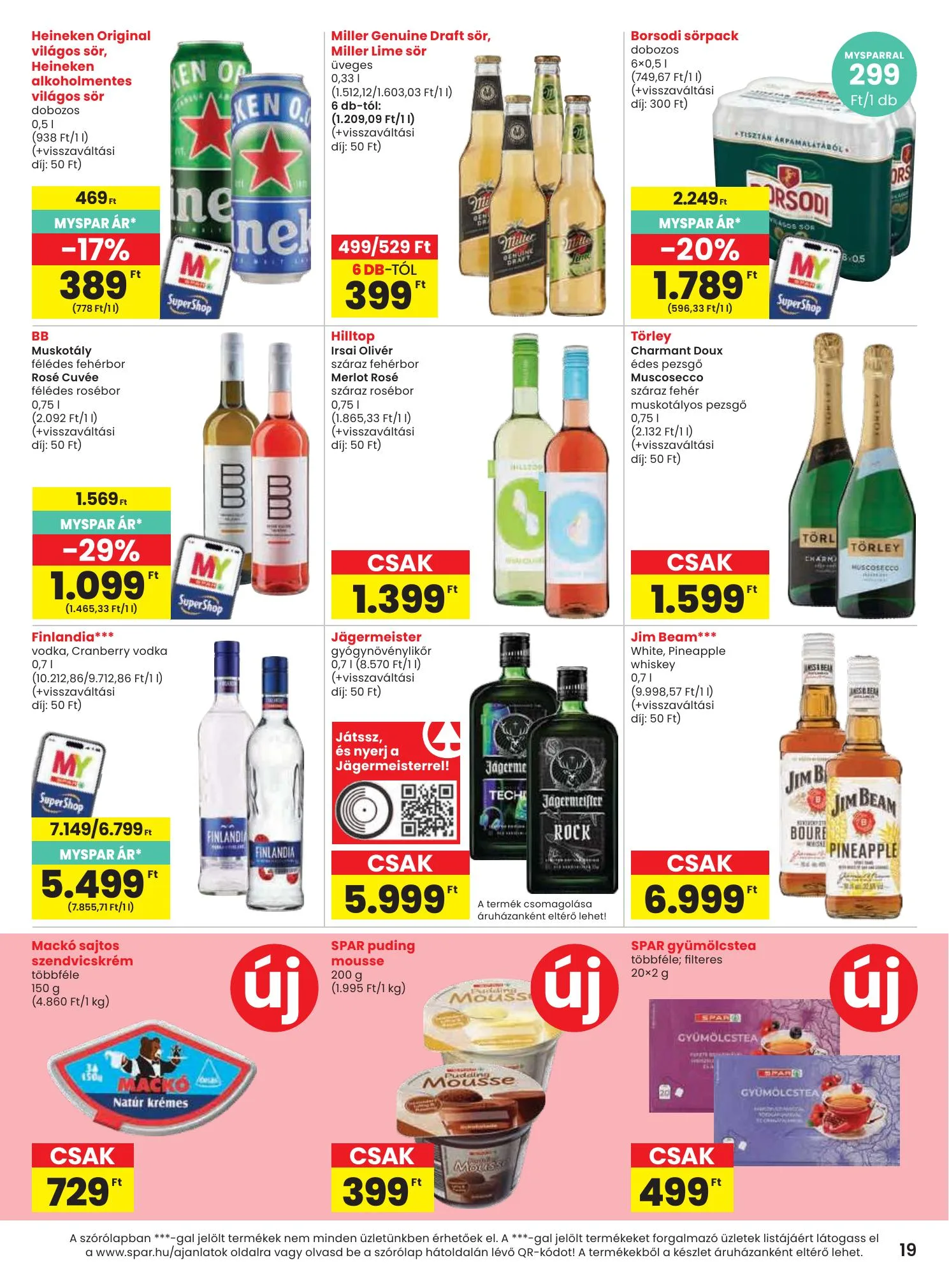 Spar akciós újság 10.08–10.14 – 19. oldal