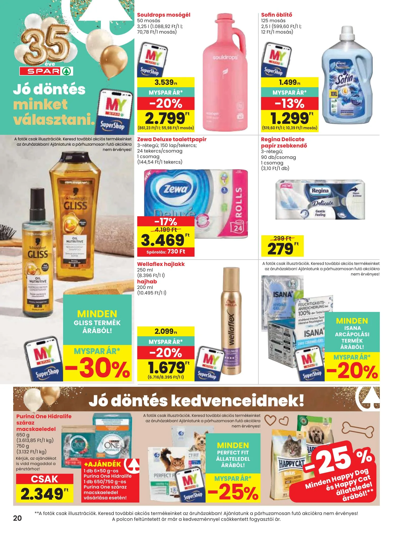 Spar akciós újság 10.08–10.14 – 20. oldal