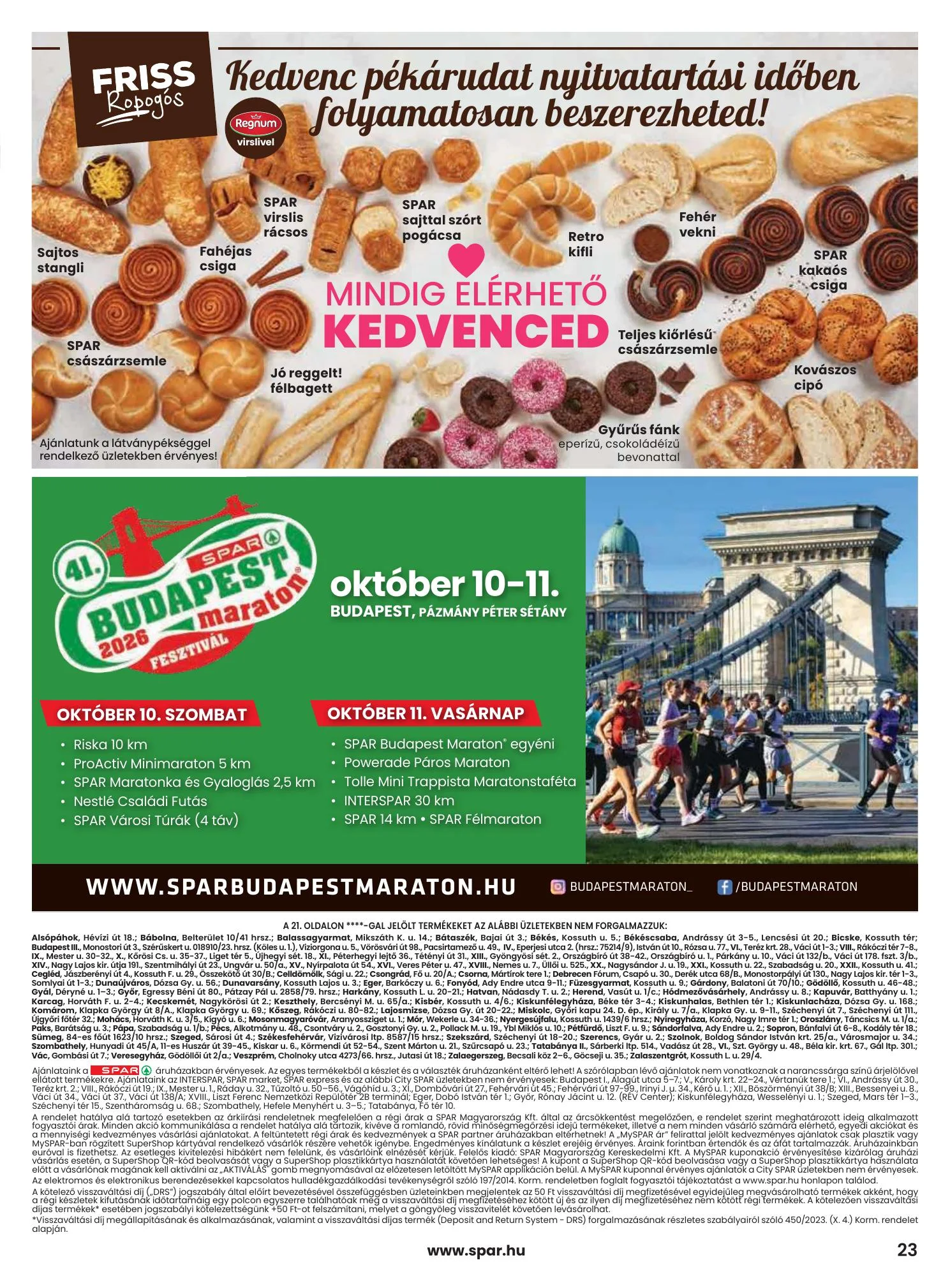 Spar akciós újság 10.08–10.14 – 23. oldal