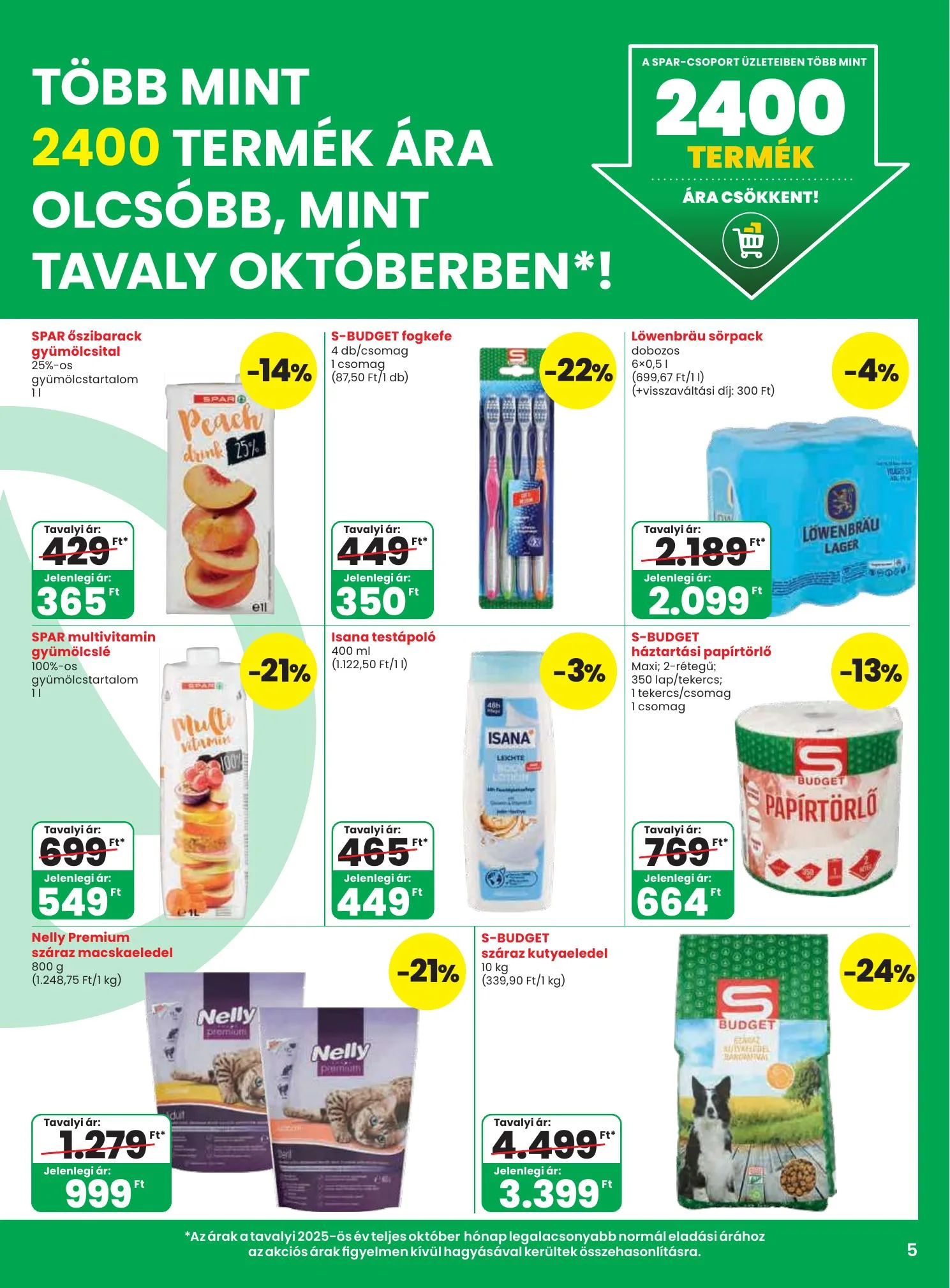 Spar akciós újság 10.08–10.14 – 5. oldal