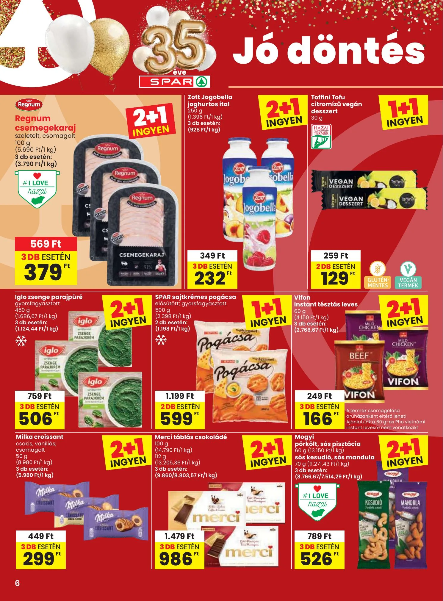 Spar akciós újság 10.08–10.14 – 6. oldal