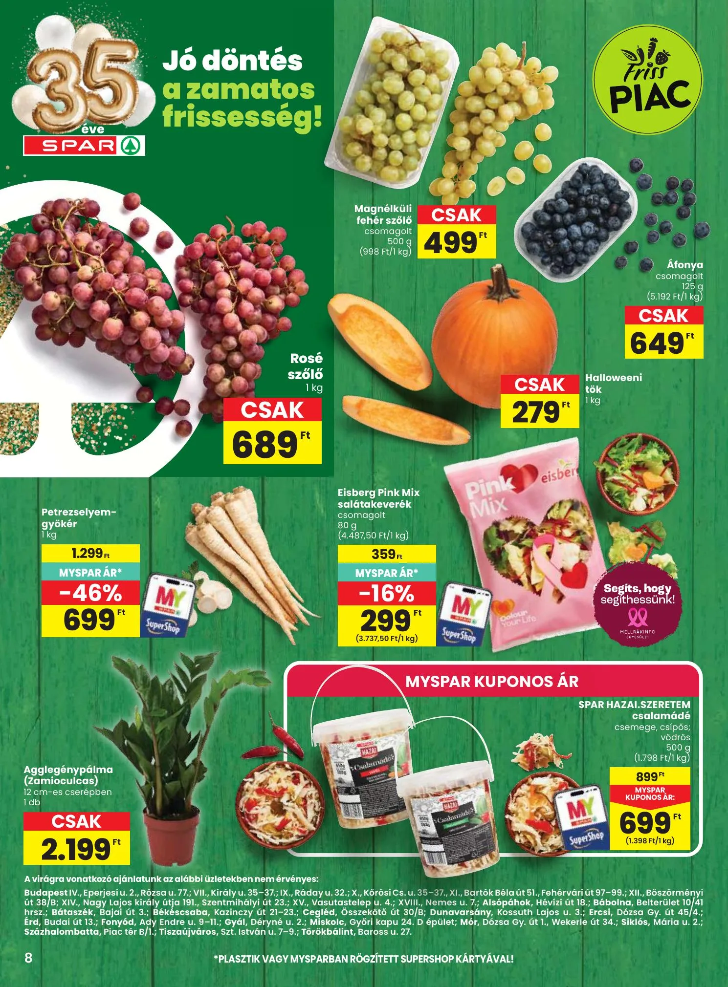 Spar akciós újság 10.08–10.14 – 8. oldal