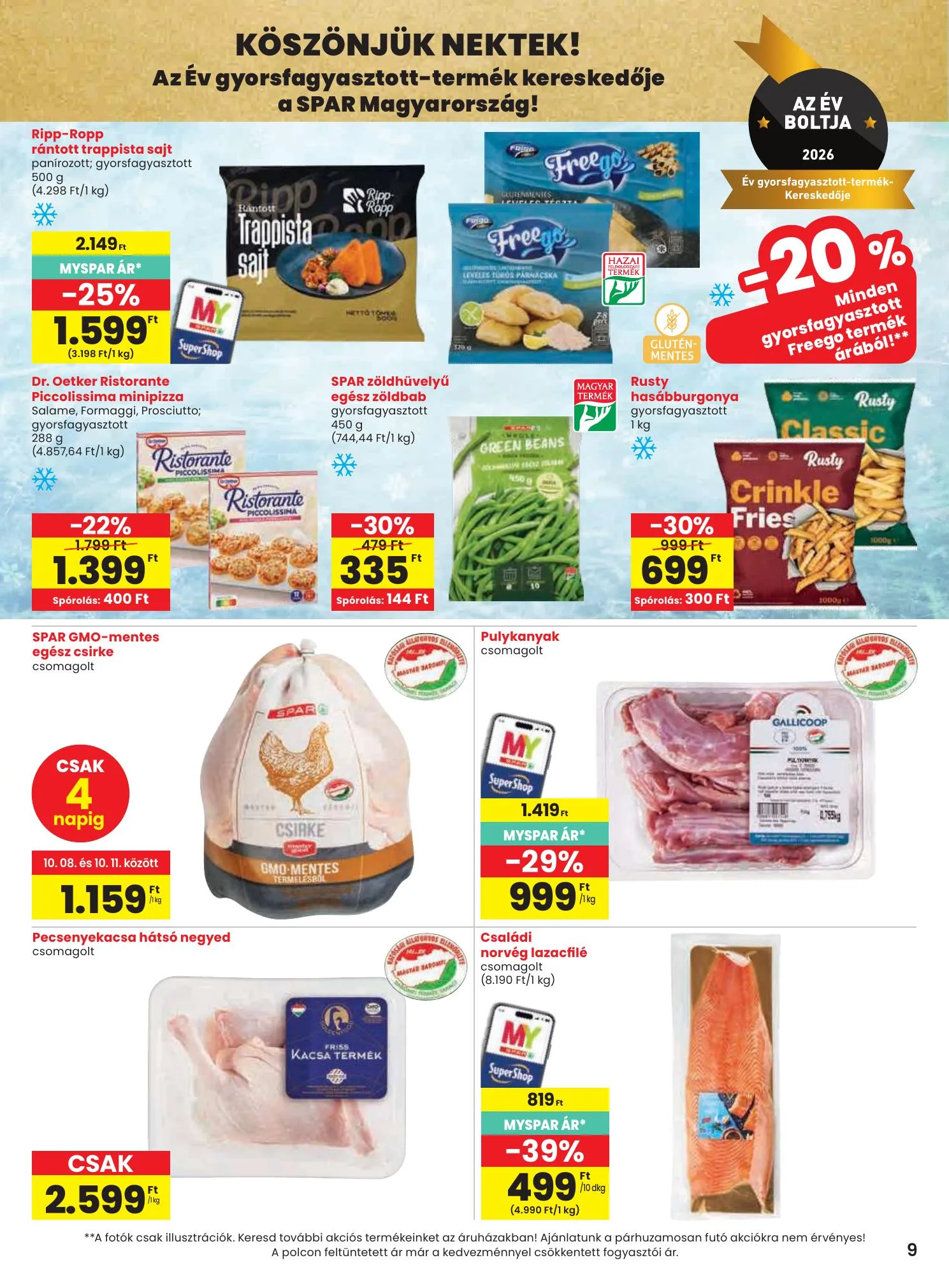 Spar akciós újság 10.08–10.14 – 9. oldal