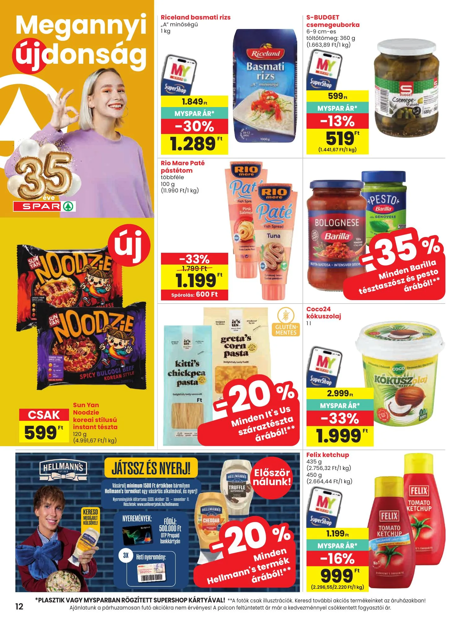 Spar akciós újság 10.29–11.04 – 12. oldal