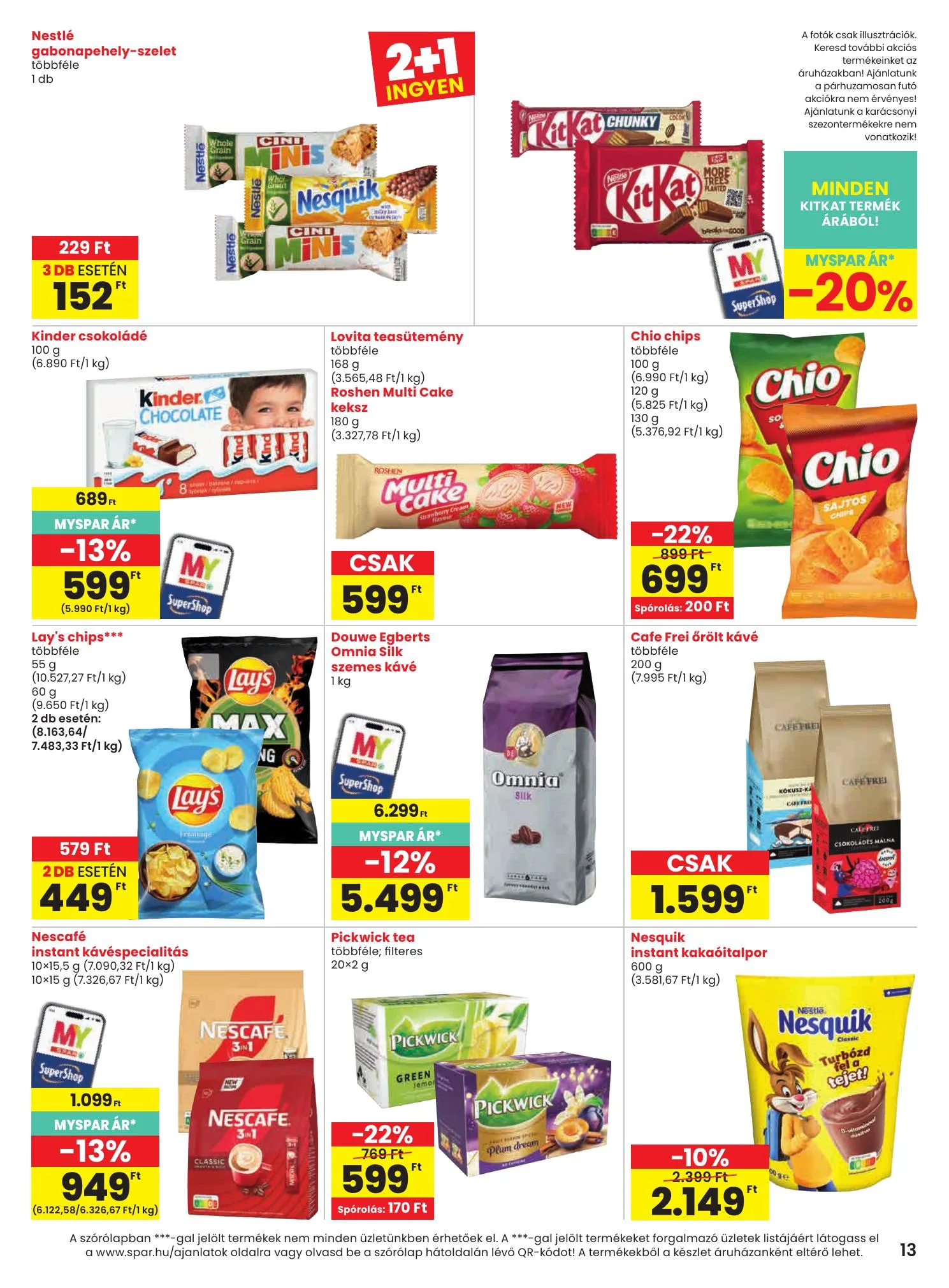 Spar akciós újság 10.29–11.04 – 13. oldal