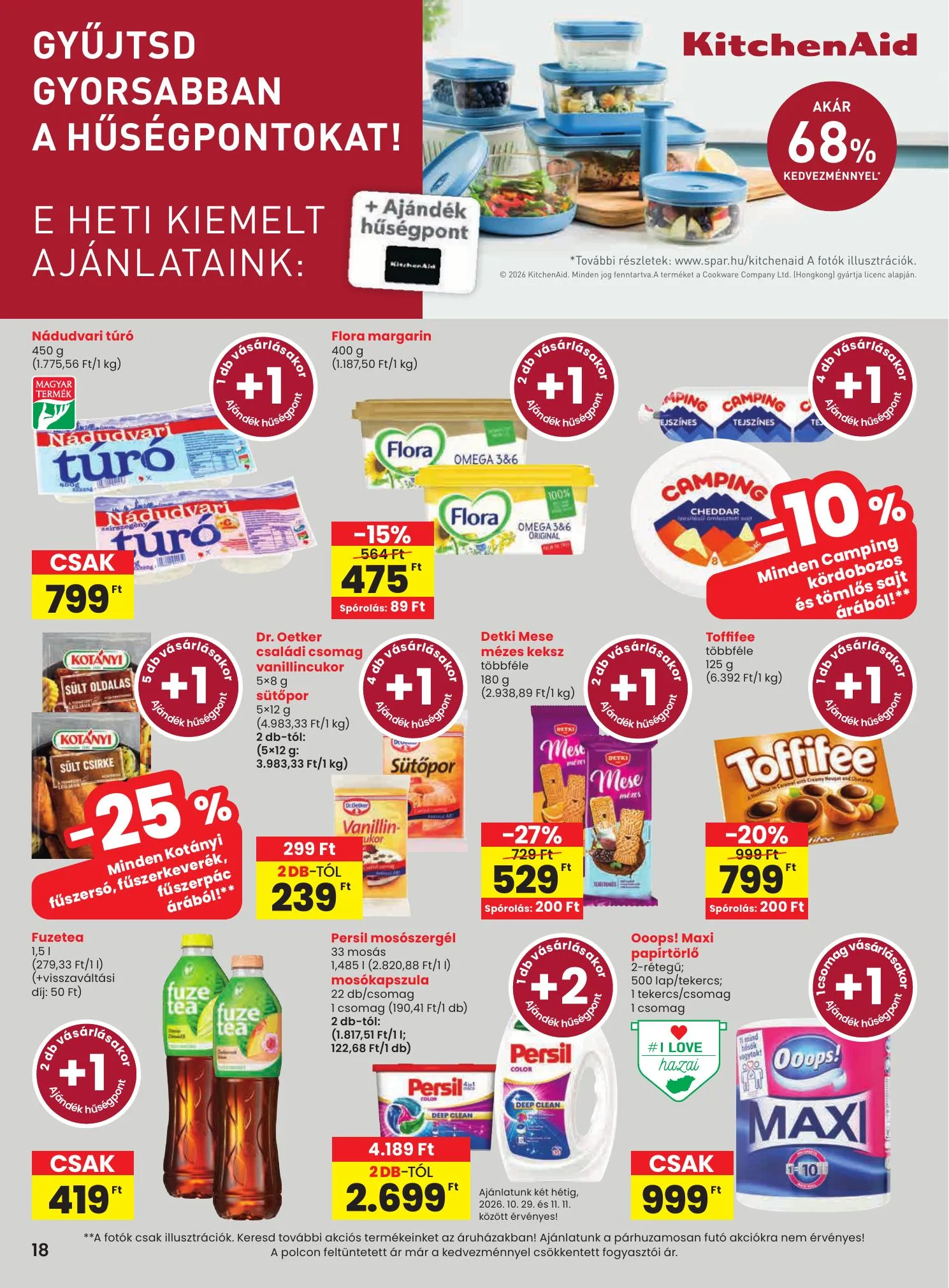 Spar akciós újság 10.29–11.04 – 18. oldal
