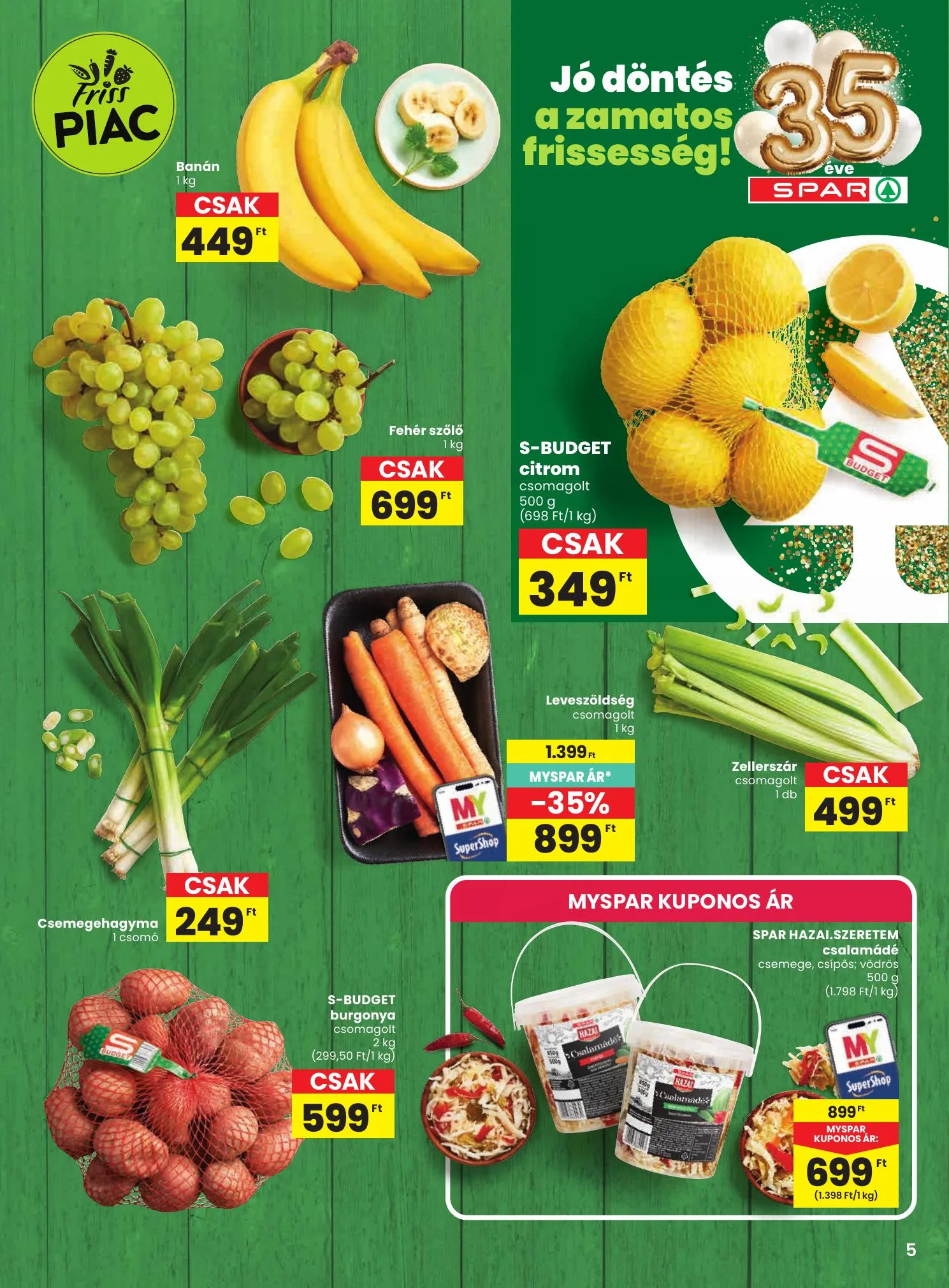 Spar akciós újság 10.29–11.04 – 5. oldal