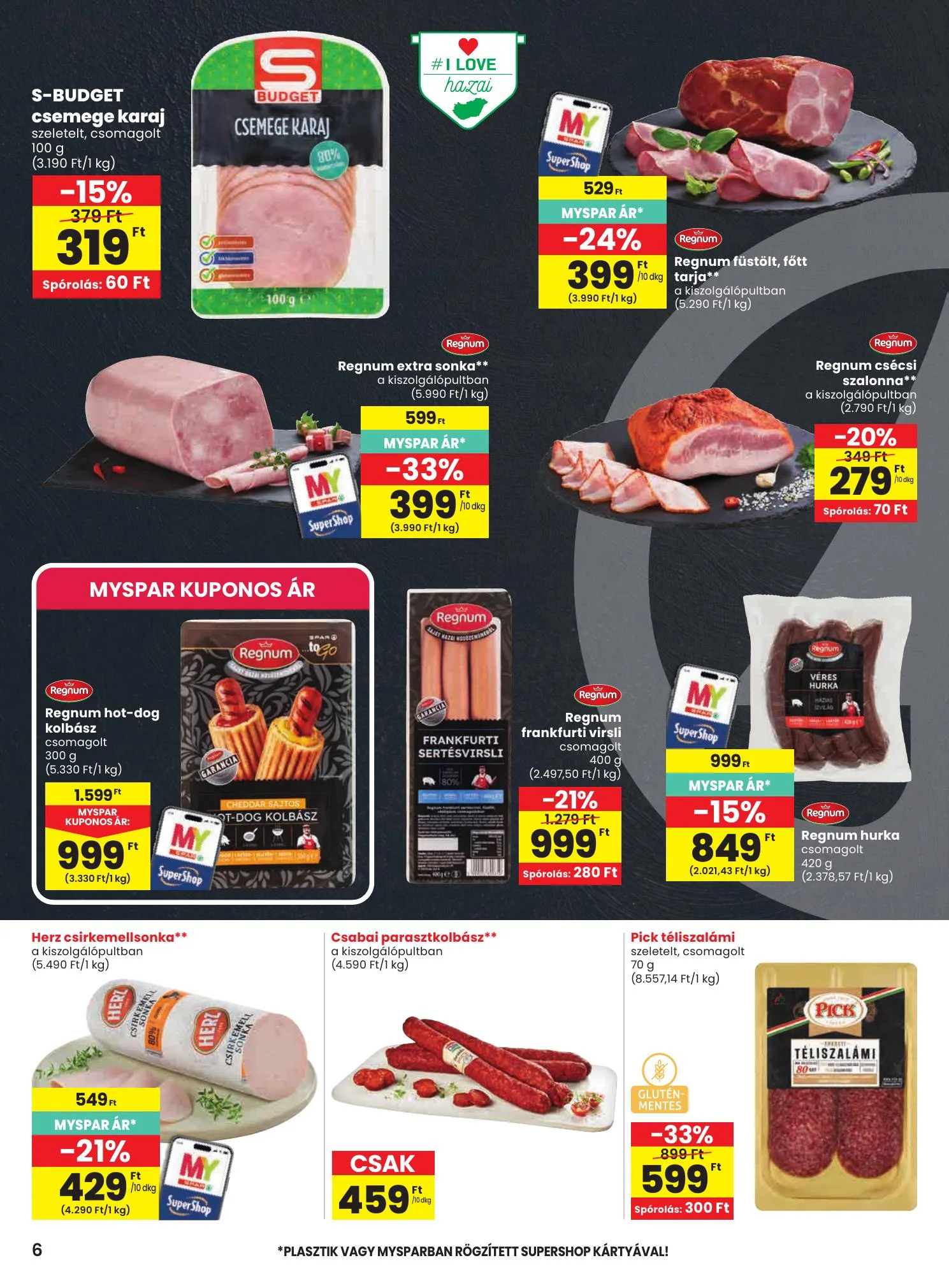 Spar akciós újság 10.29–11.04 – 6. oldal