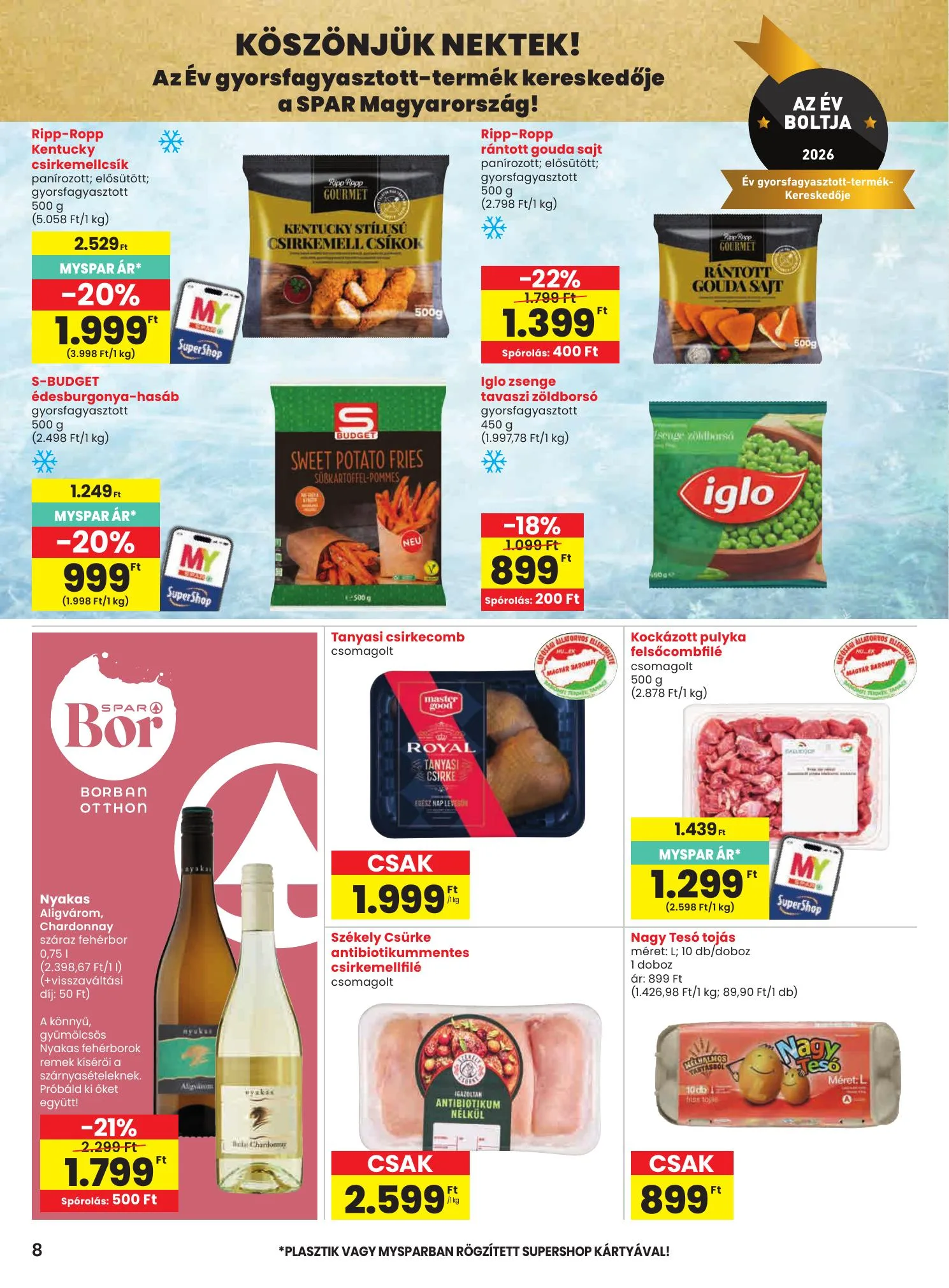 Spar akciós újság 10.29–11.04 – 8. oldal
