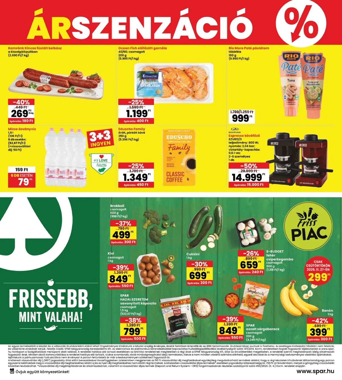 Spar akciós újság Alle uzlet megujulas 11.27–12.03 – 12. oldal