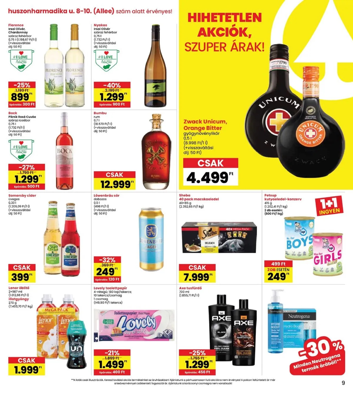 Spar akciós újság Alle uzlet megujulas 11.27–12.03 – 9. oldal