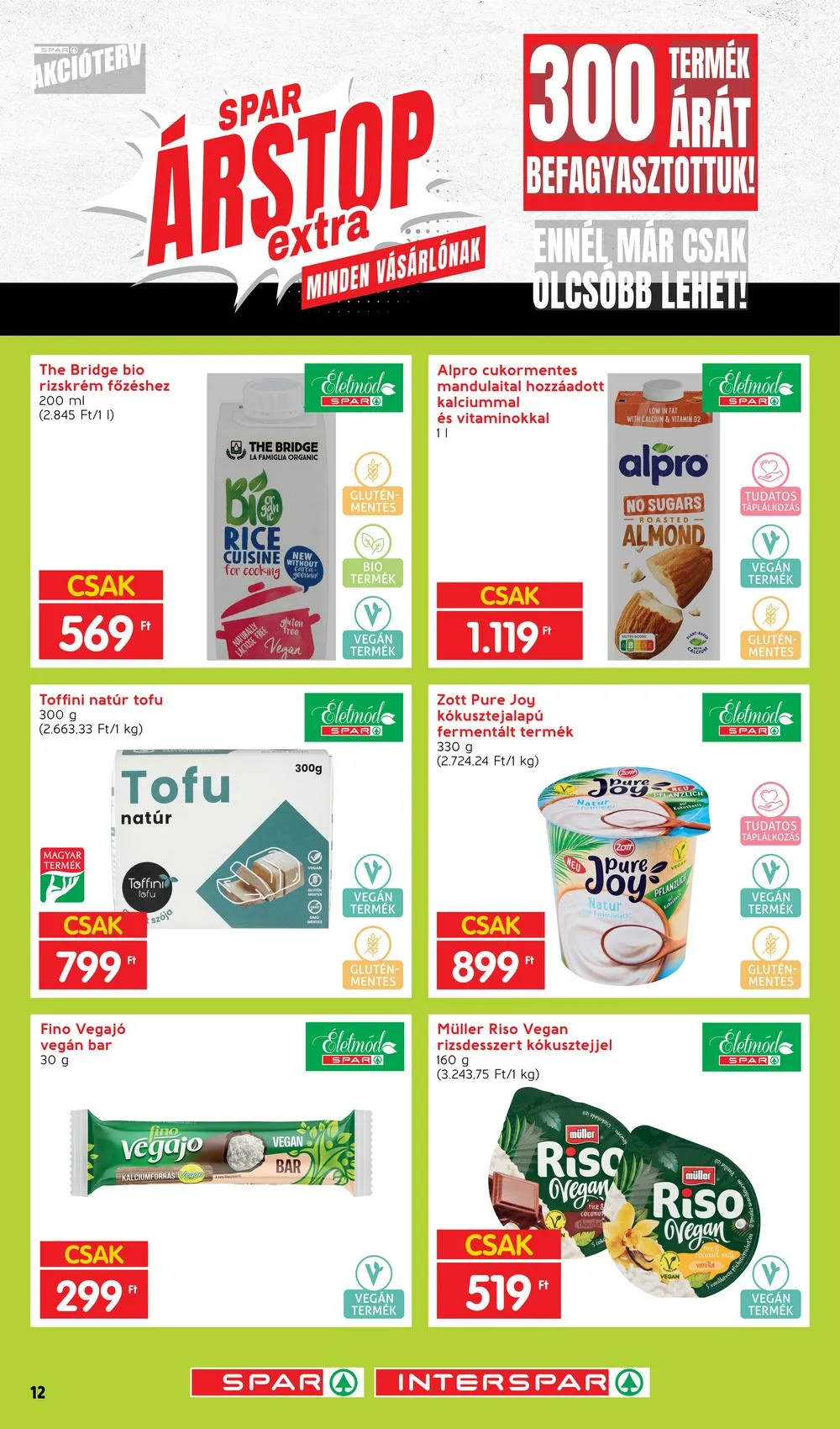 Spar akciós újság Arstop Extra 01.02–03.31 – 12. oldal