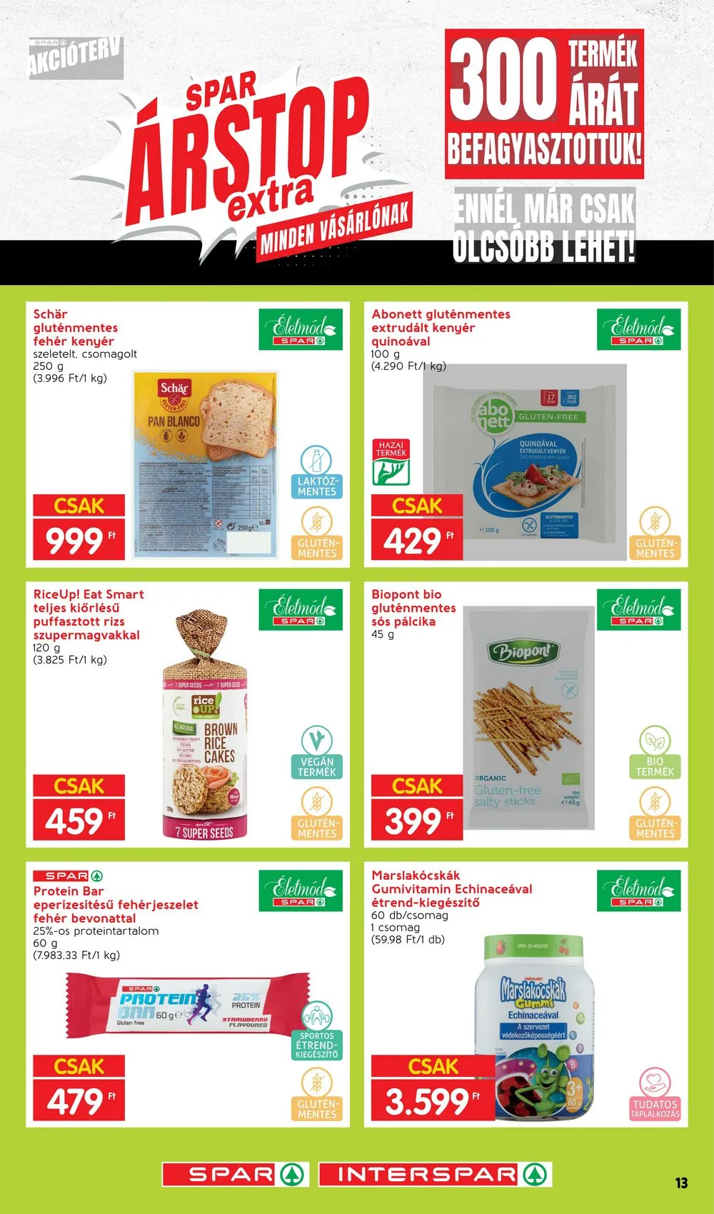 Spar akciós újság Arstop Extra 01.02–03.31 – 13. oldal