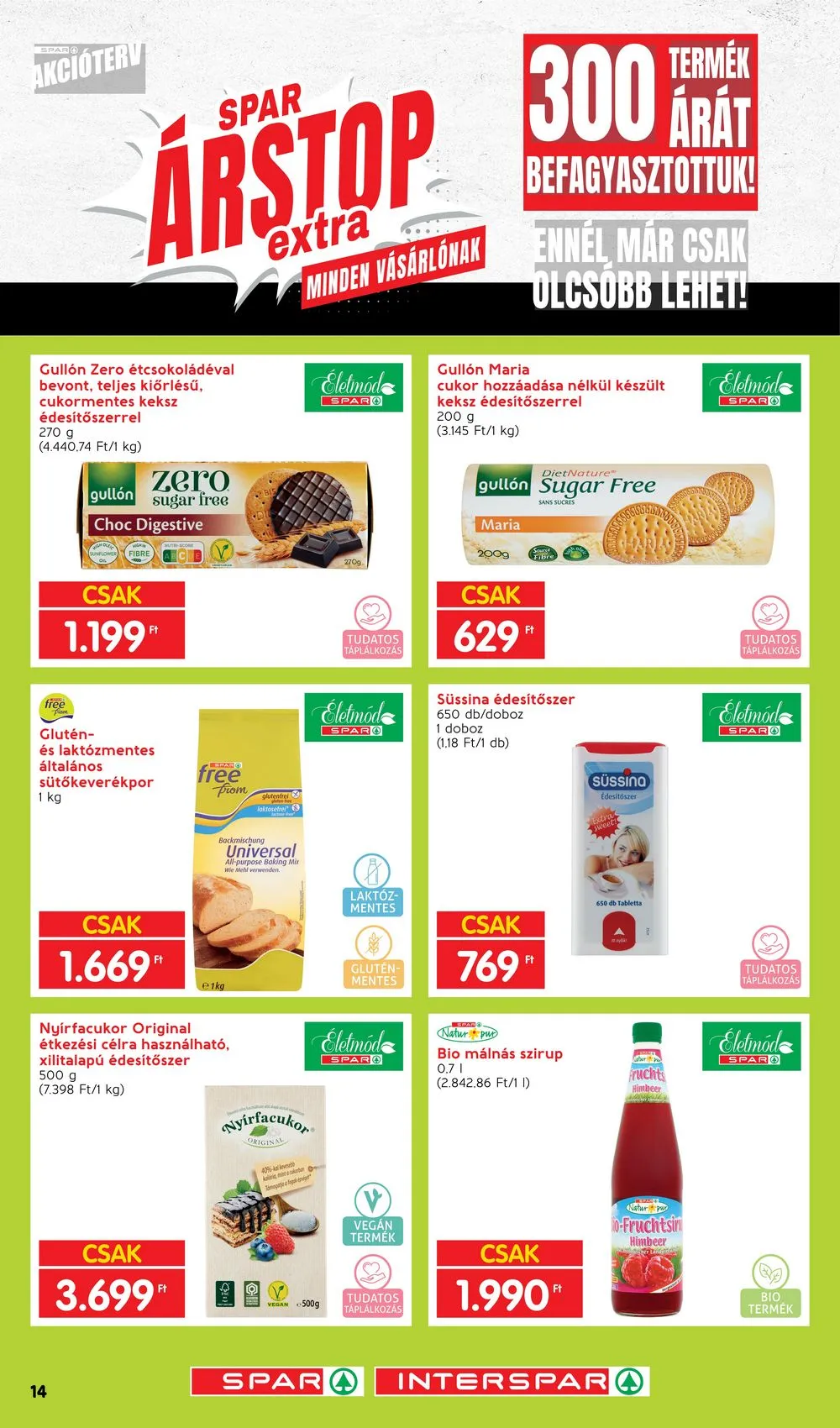 Spar akciós újság Arstop Extra 01.02–03.31 – 14. oldal