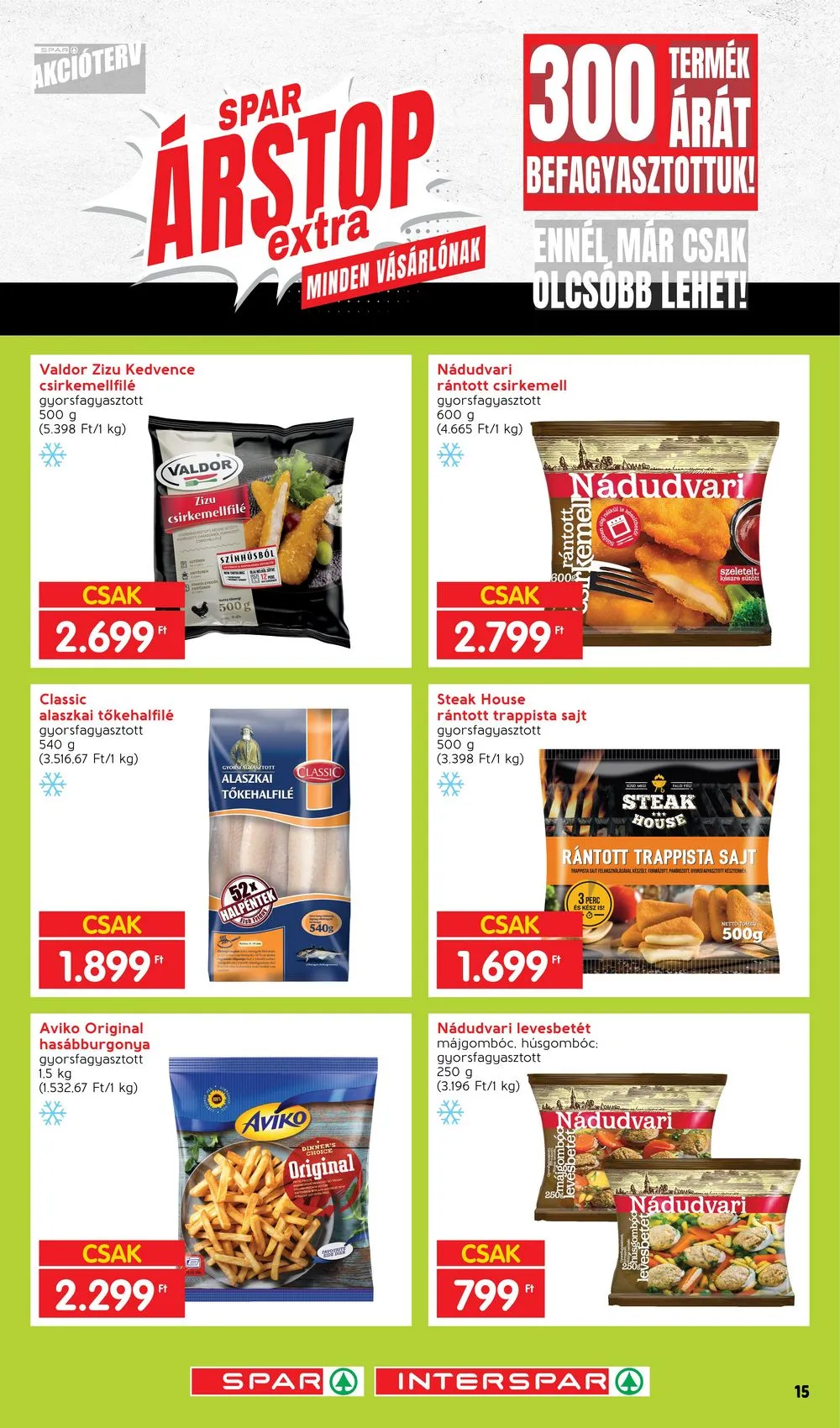 Spar akciós újság Arstop Extra 01.02–03.31 – 15. oldal