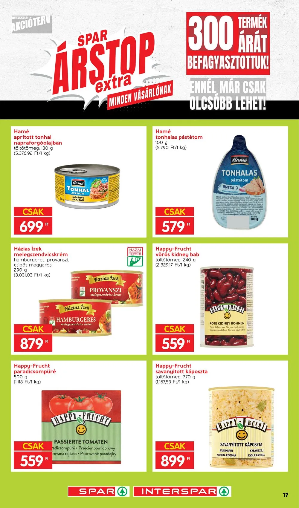 Spar akciós újság Arstop Extra 01.02–03.31 – 17. oldal
