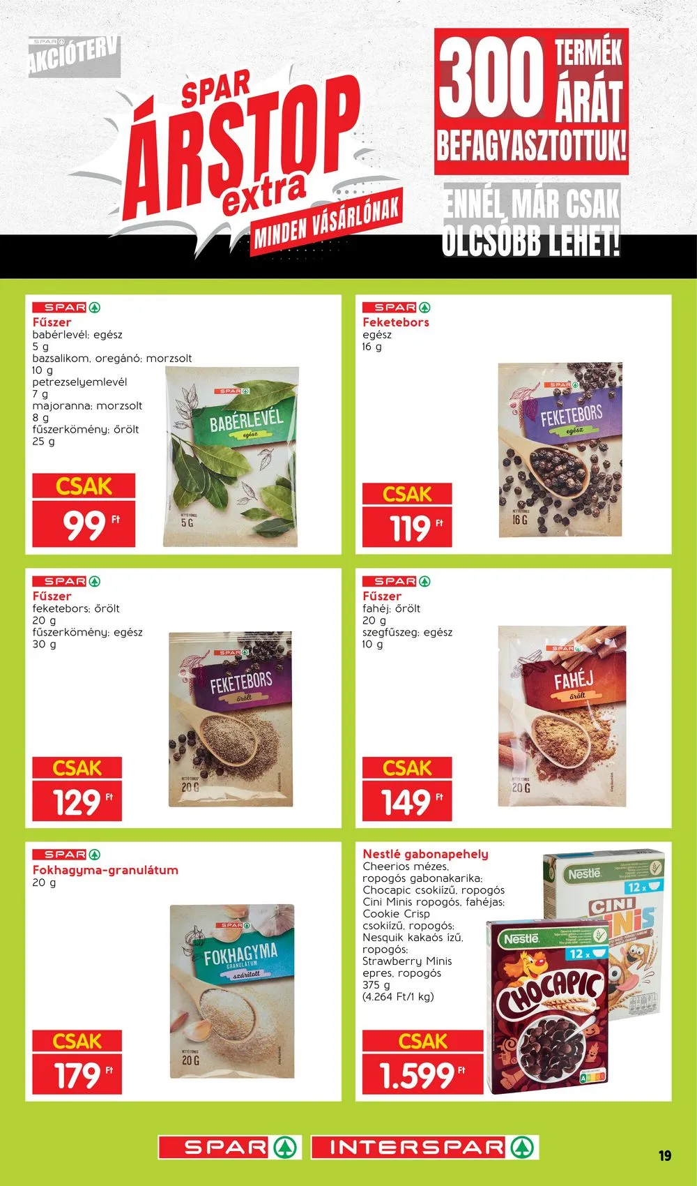 Spar akciós újság Arstop Extra 01.02–03.31 – 19. oldal