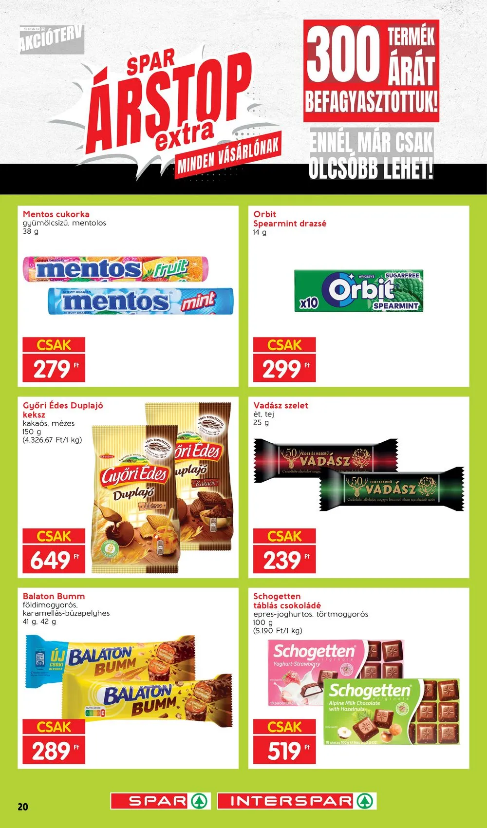 Spar akciós újság Arstop Extra 01.02–03.31 – 20. oldal
