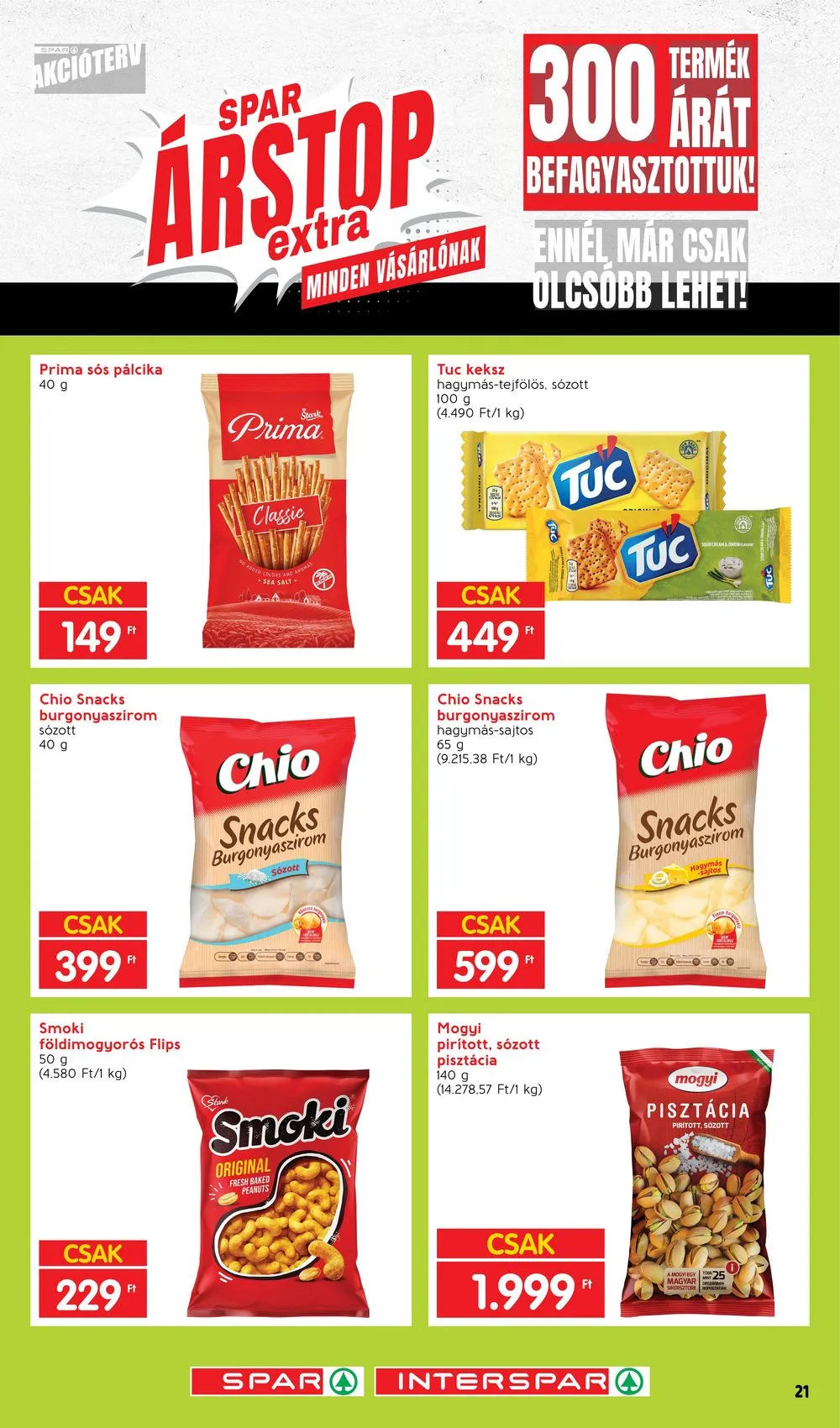 Spar akciós újság Arstop Extra 01.02–03.31 – 21. oldal
