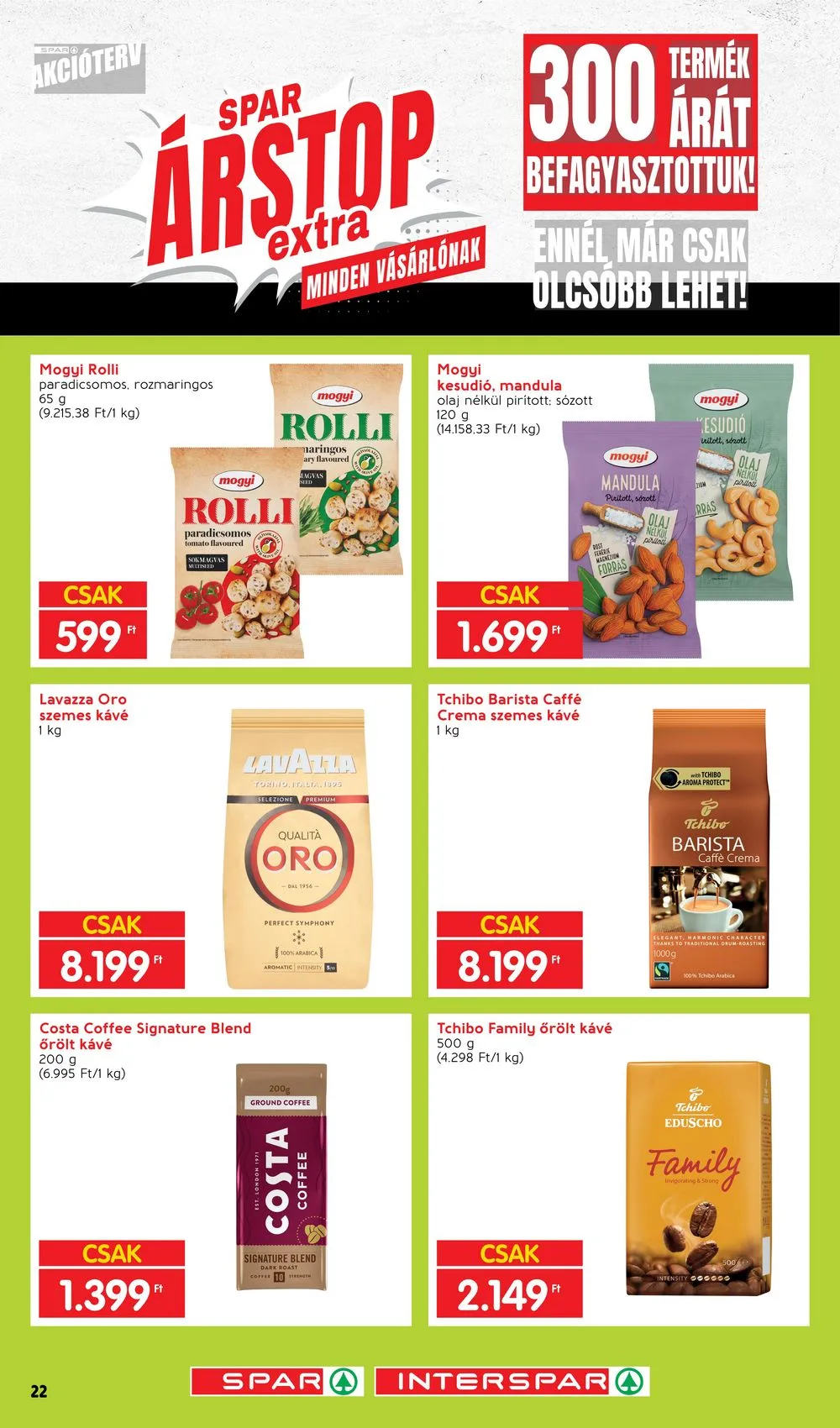 Spar akciós újság Arstop Extra 01.02–03.31 – 22. oldal