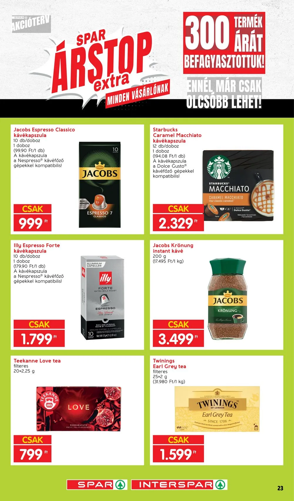 Spar akciós újság Arstop Extra 01.02–03.31 – 23. oldal