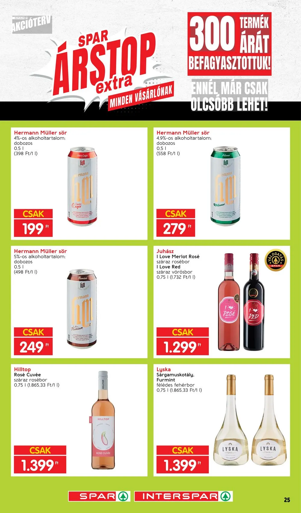 Spar akciós újság Arstop Extra 01.02–03.31 – 25. oldal