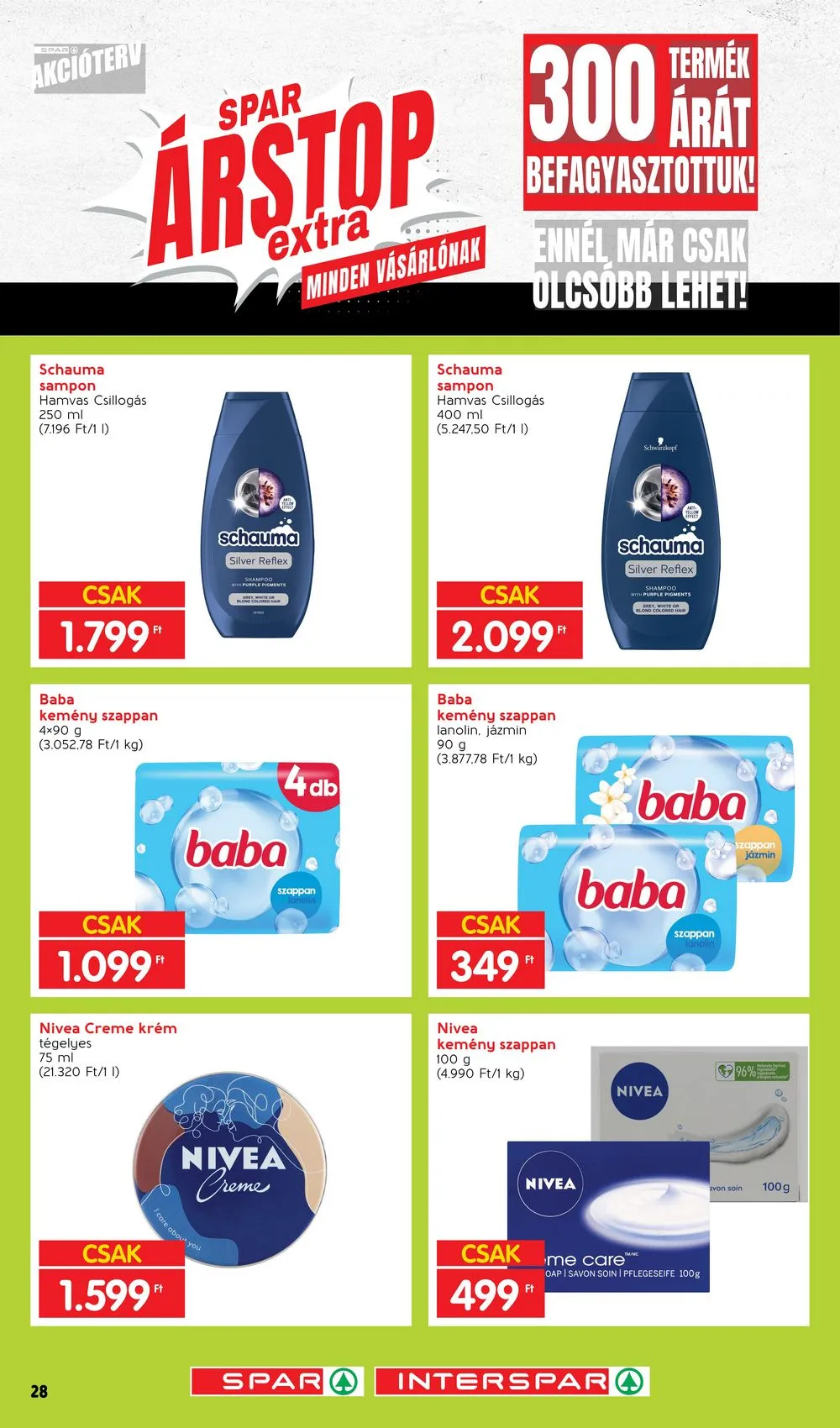 Spar akciós újság Arstop Extra 01.02–03.31 – 28. oldal