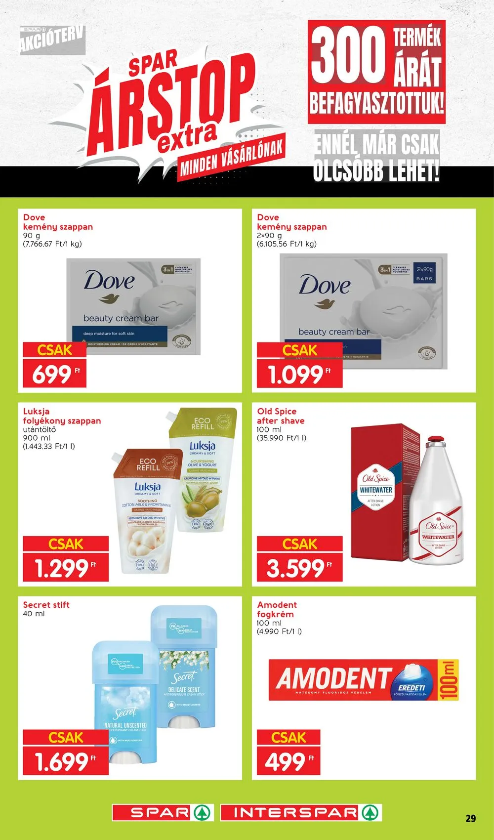 Spar akciós újság Arstop Extra 01.02–03.31 – 29. oldal
