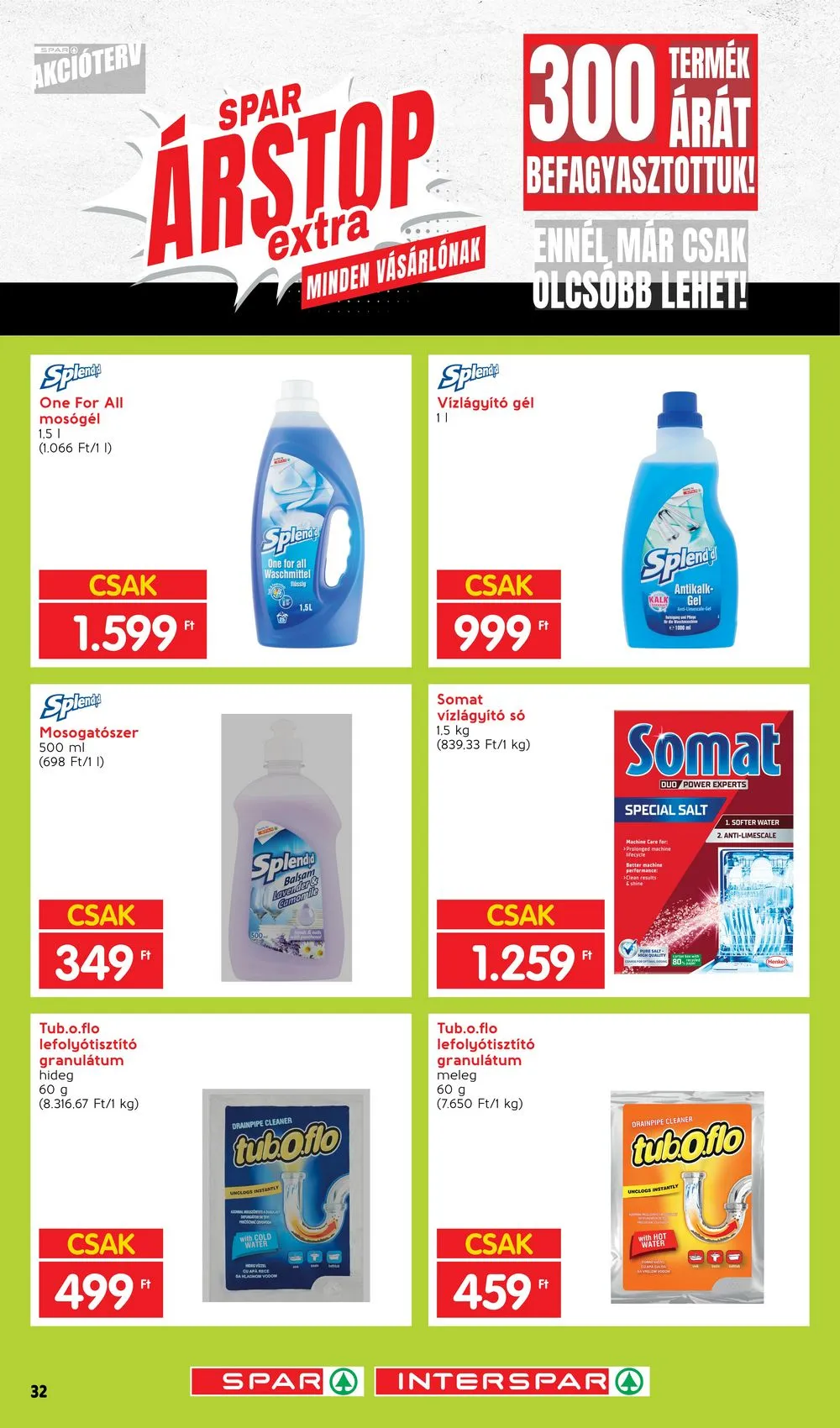 Spar akciós újság Arstop Extra 01.02–03.31 – 32. oldal