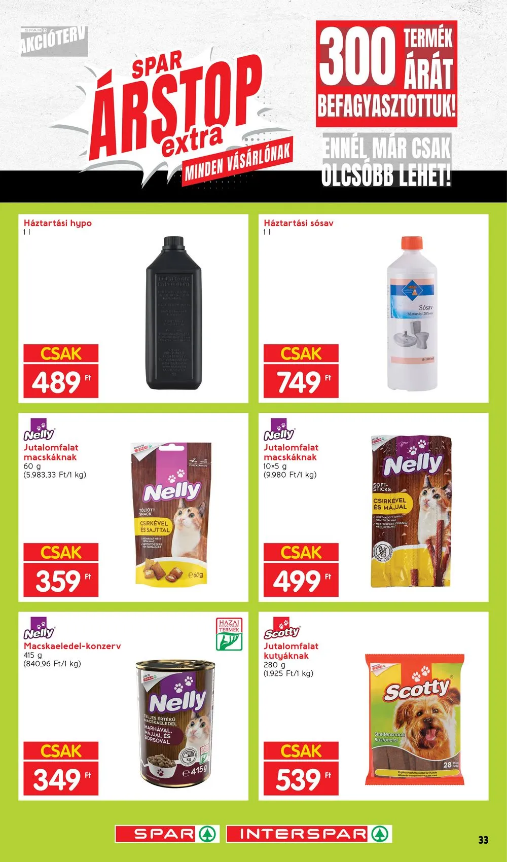 Spar akciós újság Arstop Extra 01.02–03.31 – 33. oldal