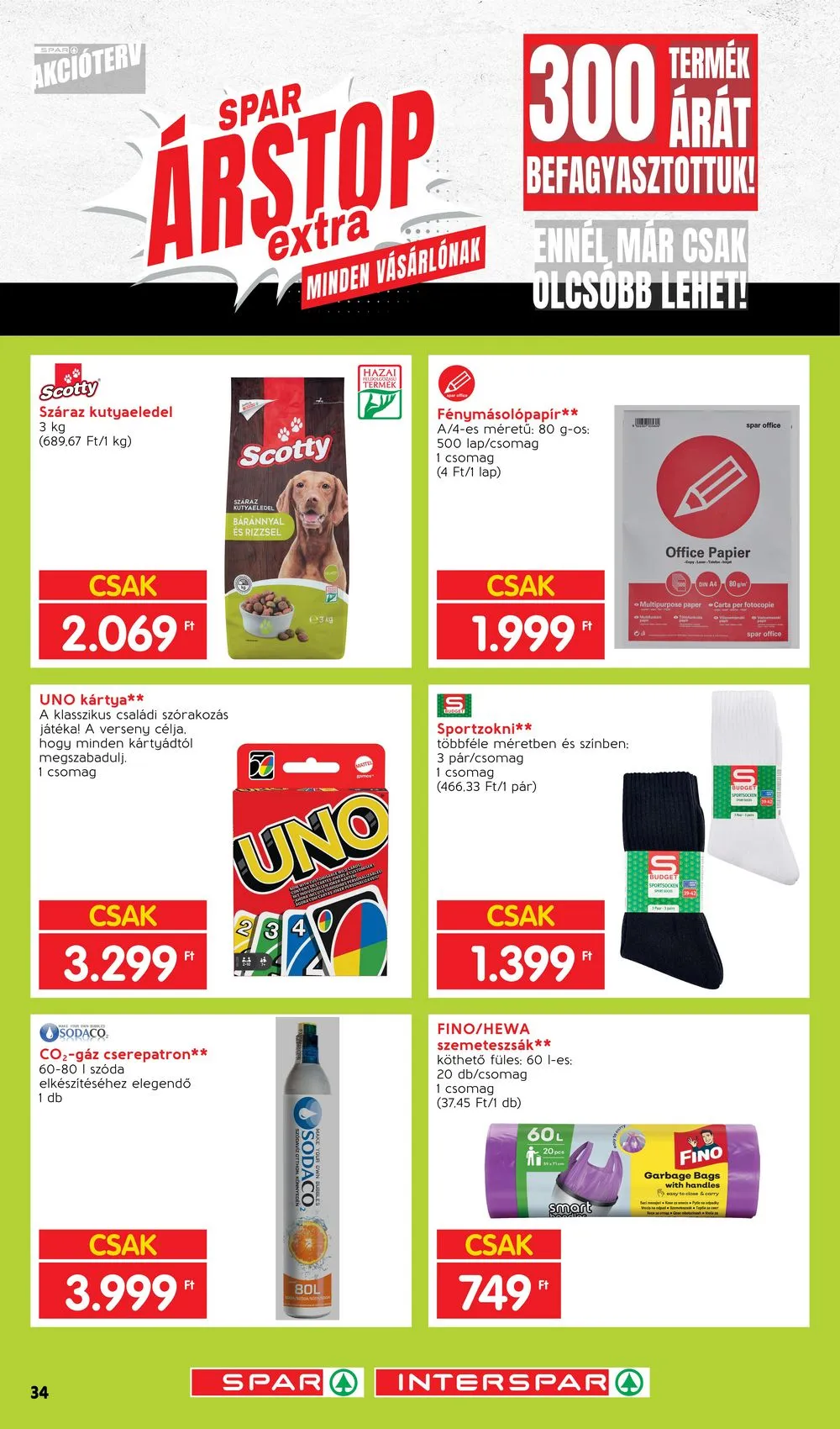 Spar akciós újság Arstop Extra 01.02–03.31 – 34. oldal