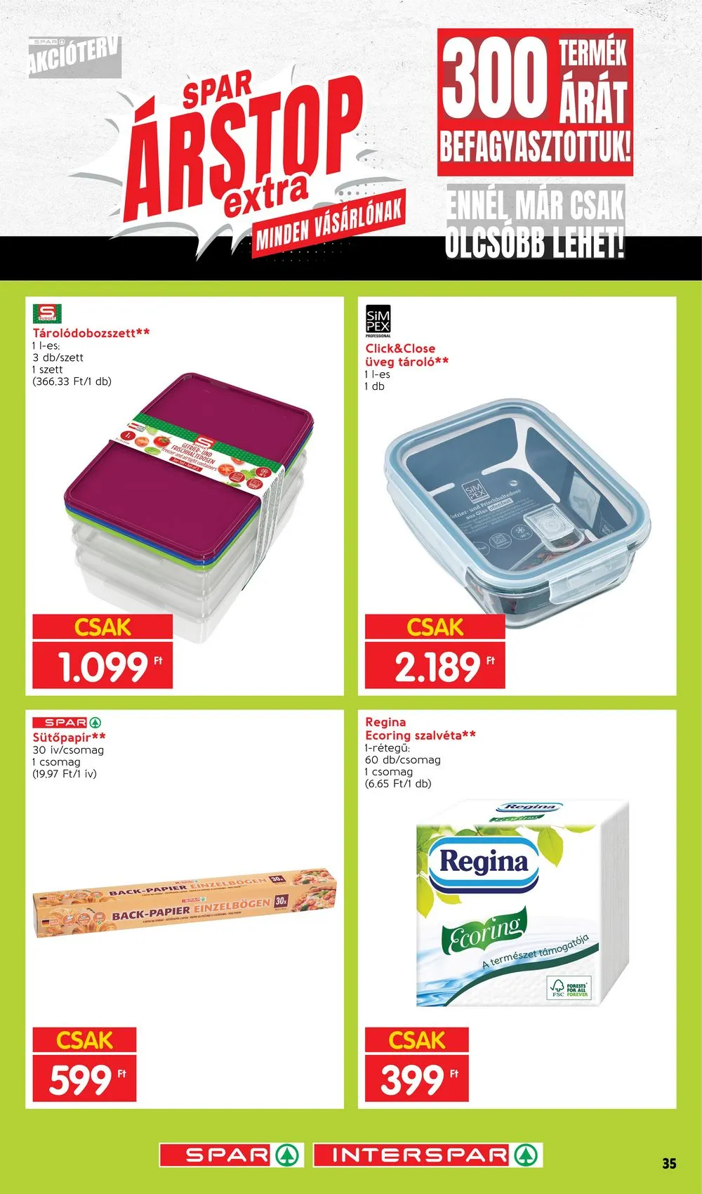 Spar akciós újság Arstop Extra 01.02–03.31 – 35. oldal