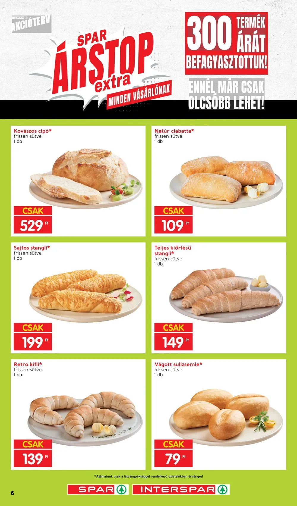 Spar akciós újság Arstop Extra 01.02–03.31 – 6. oldal