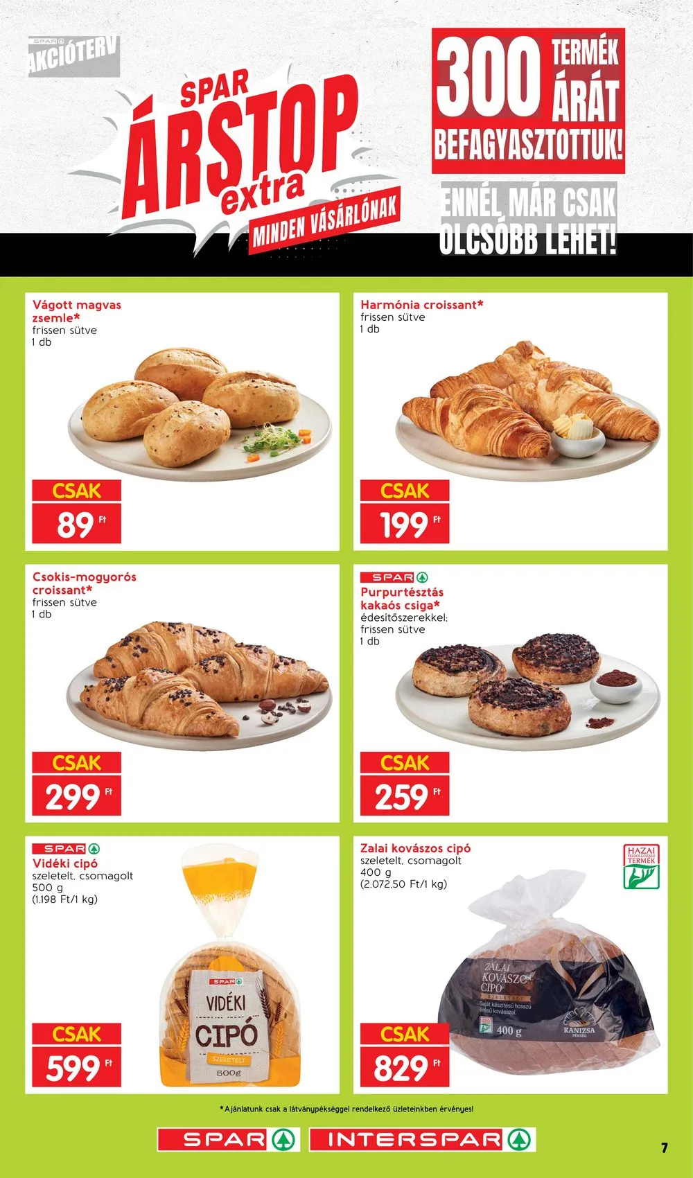 Spar akciós újság Arstop Extra 01.02–03.31 – 7. oldal