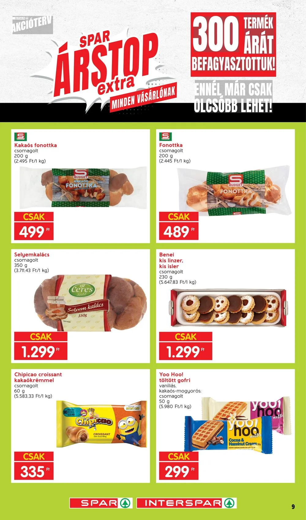Spar akciós újság Arstop Extra 01.02–03.31 – 9. oldal