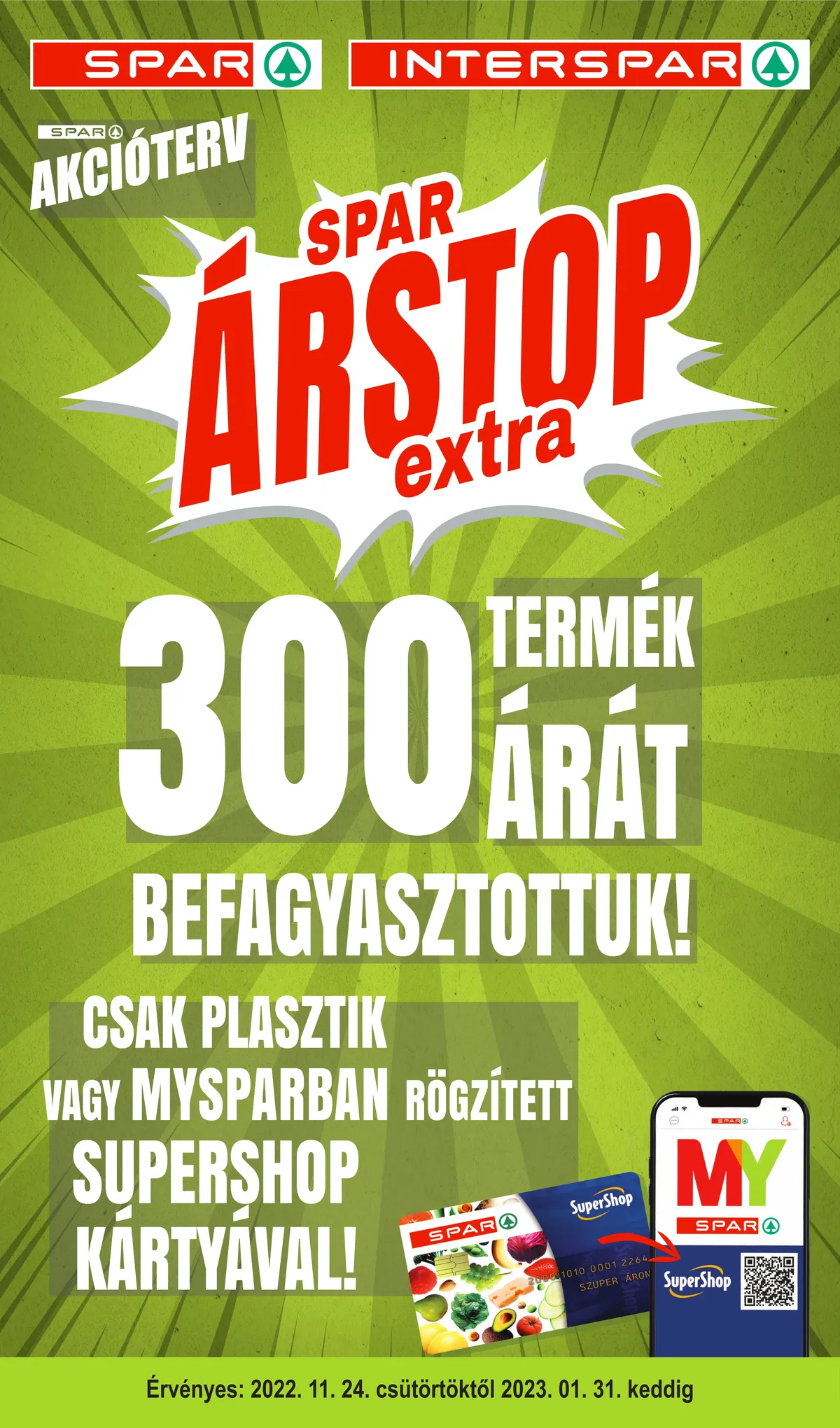 Spar akciós újság Arstop 11.24–01.31