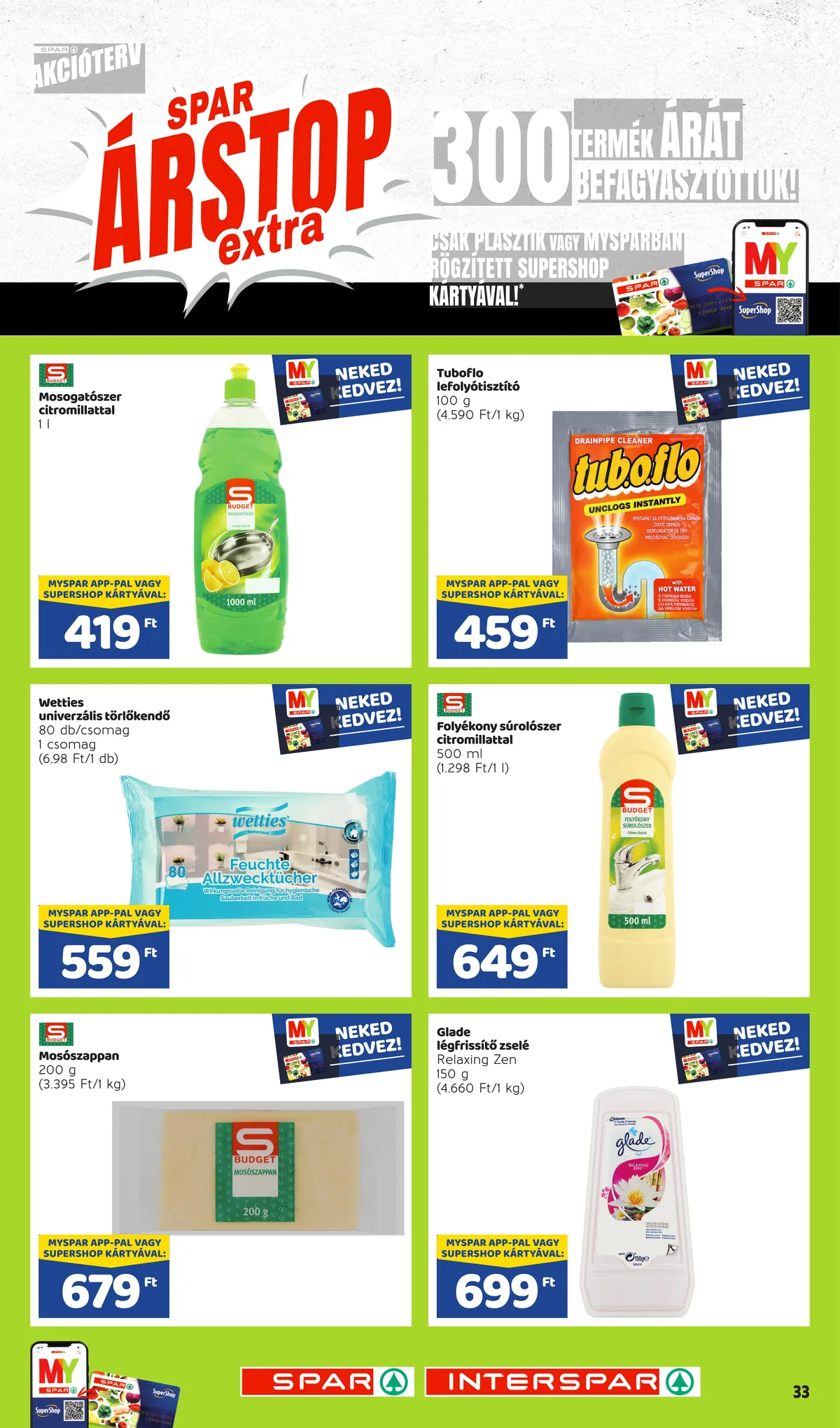 Spar akciós újság Arstop 11.24–01.31 – 33. oldal