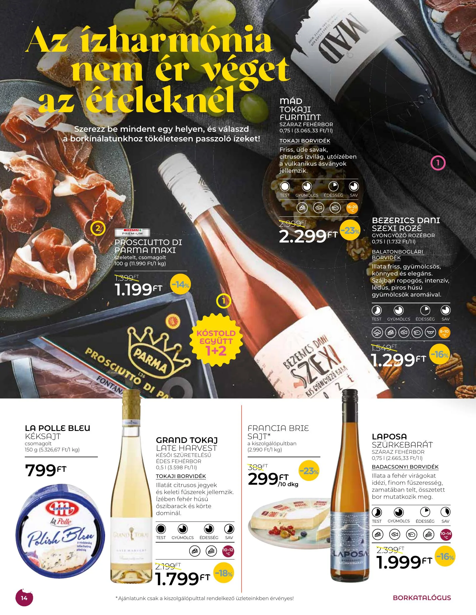 Spar akciós újság Borkatalogus 04.28–05.12 – 14. oldal