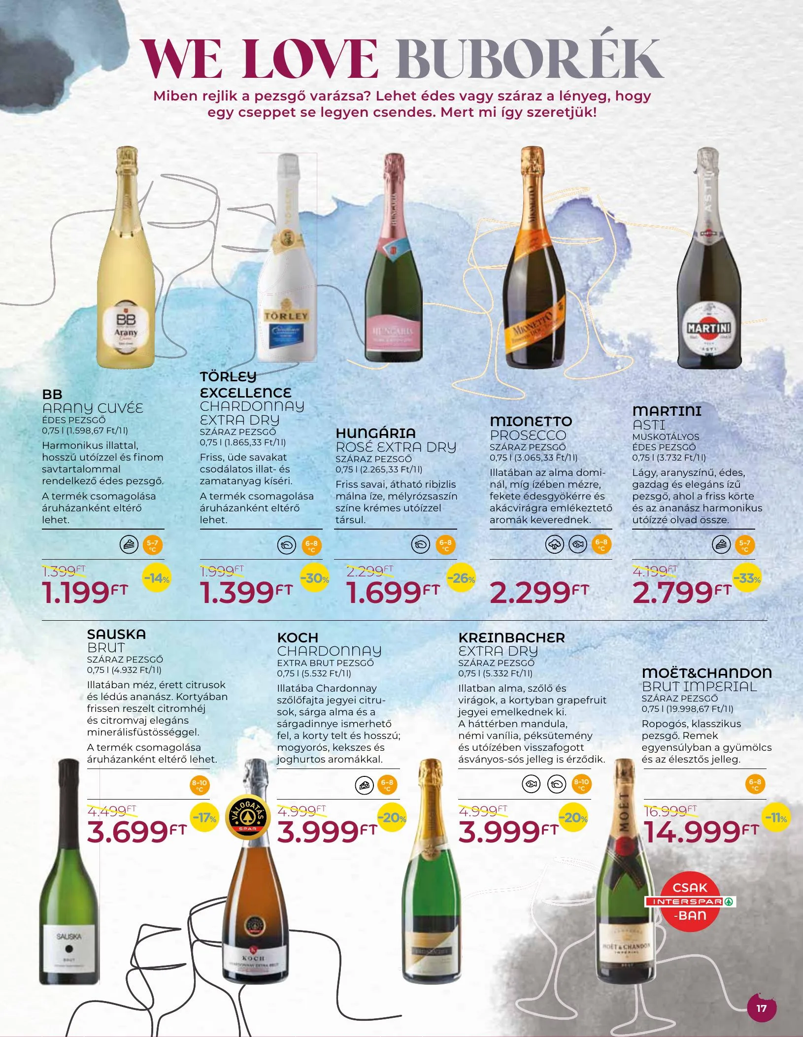 Spar akciós újság Borkatalogus 04.28–05.12 – 17. oldal