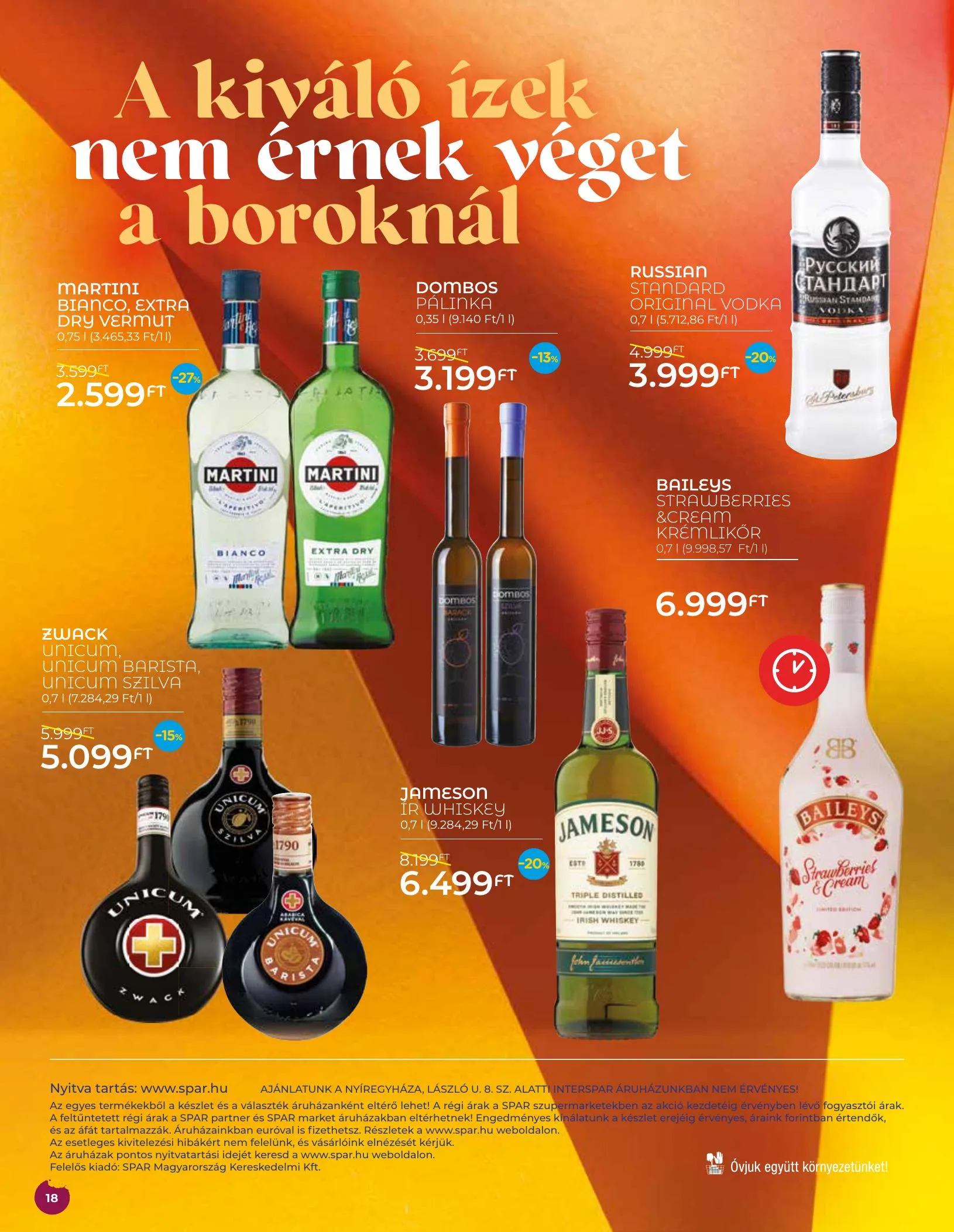 Spar akciós újság Borkatalogus 04.28–05.12 – 18. oldal