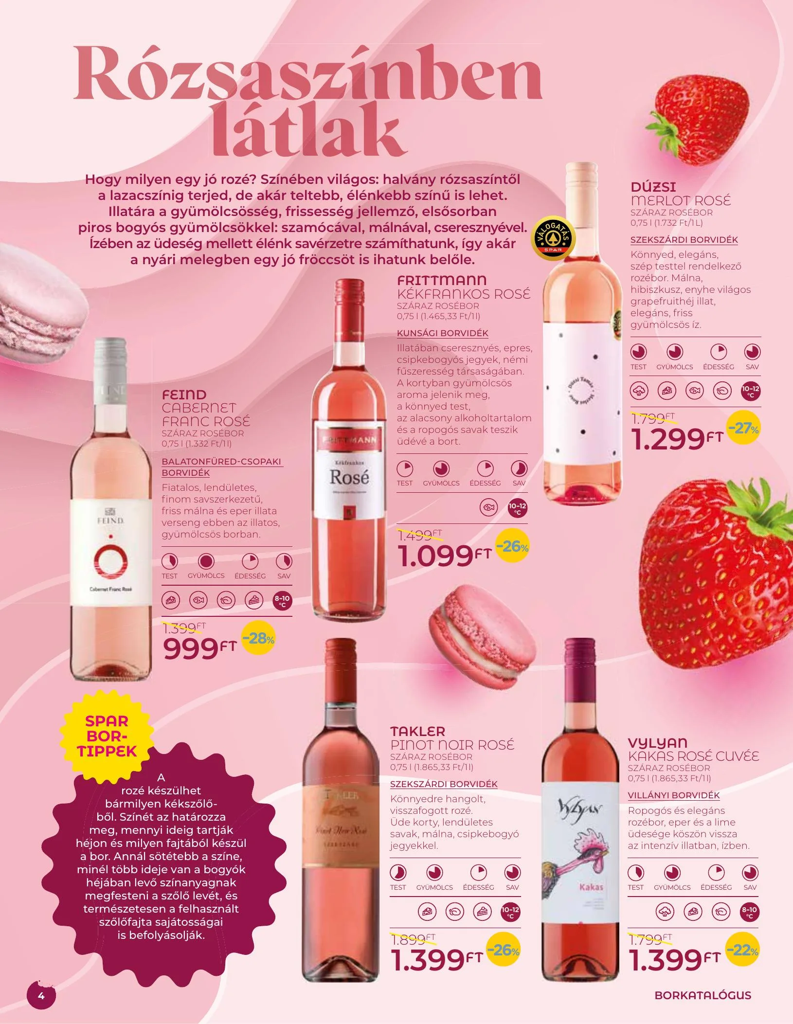 Spar akciós újság Borkatalogus 04.28–05.12 – 4. oldal