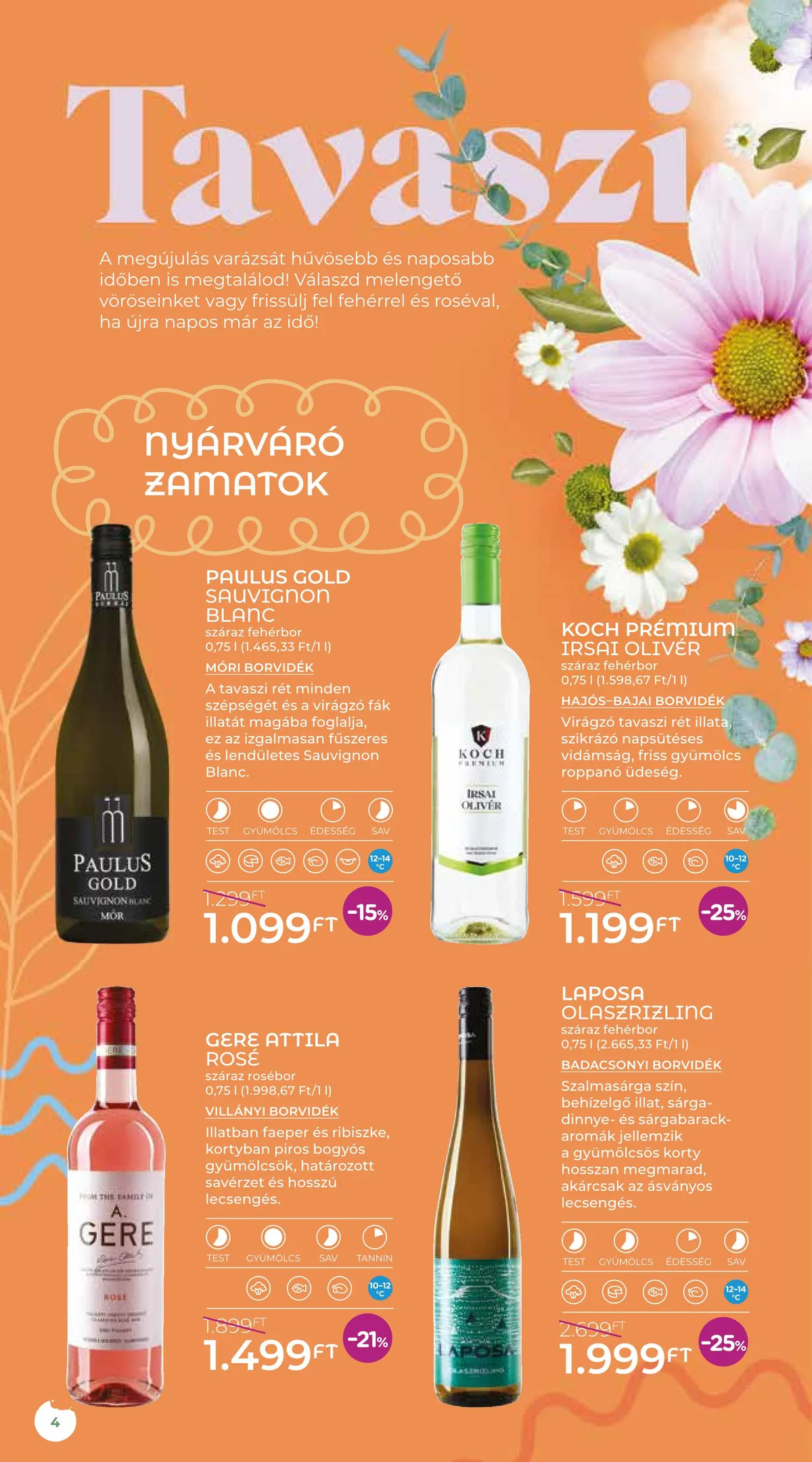 Spar akciós újság Borkatalogus 03.03–03.16 – 4. oldal