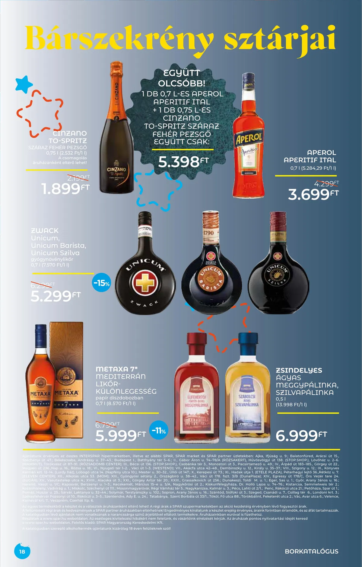 Spar akciós újság Borkatalogus 05.11–05.25 – 18. oldal