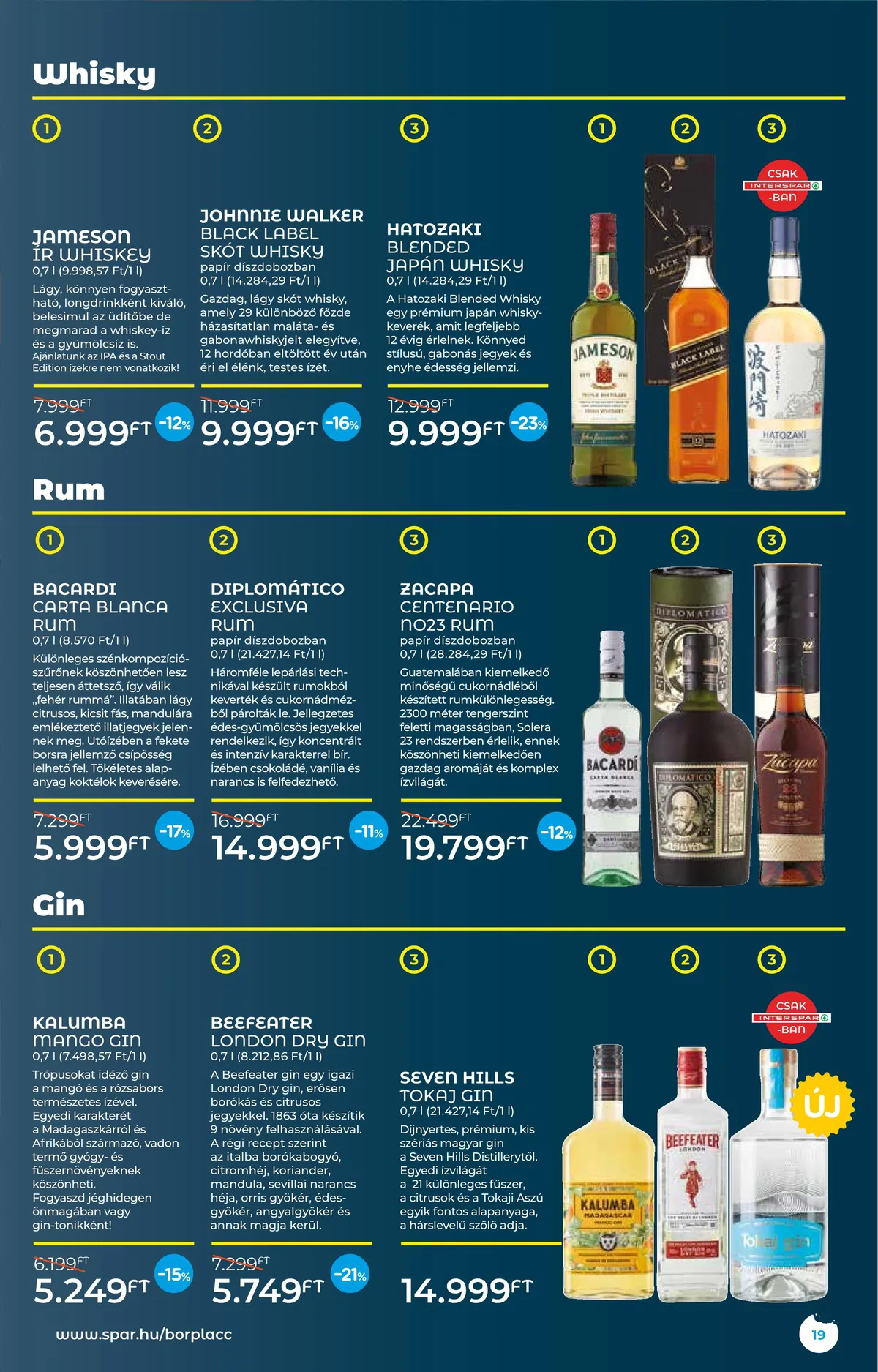 Spar akciós újság Borkatalogus 05.11–05.25 – 19. oldal