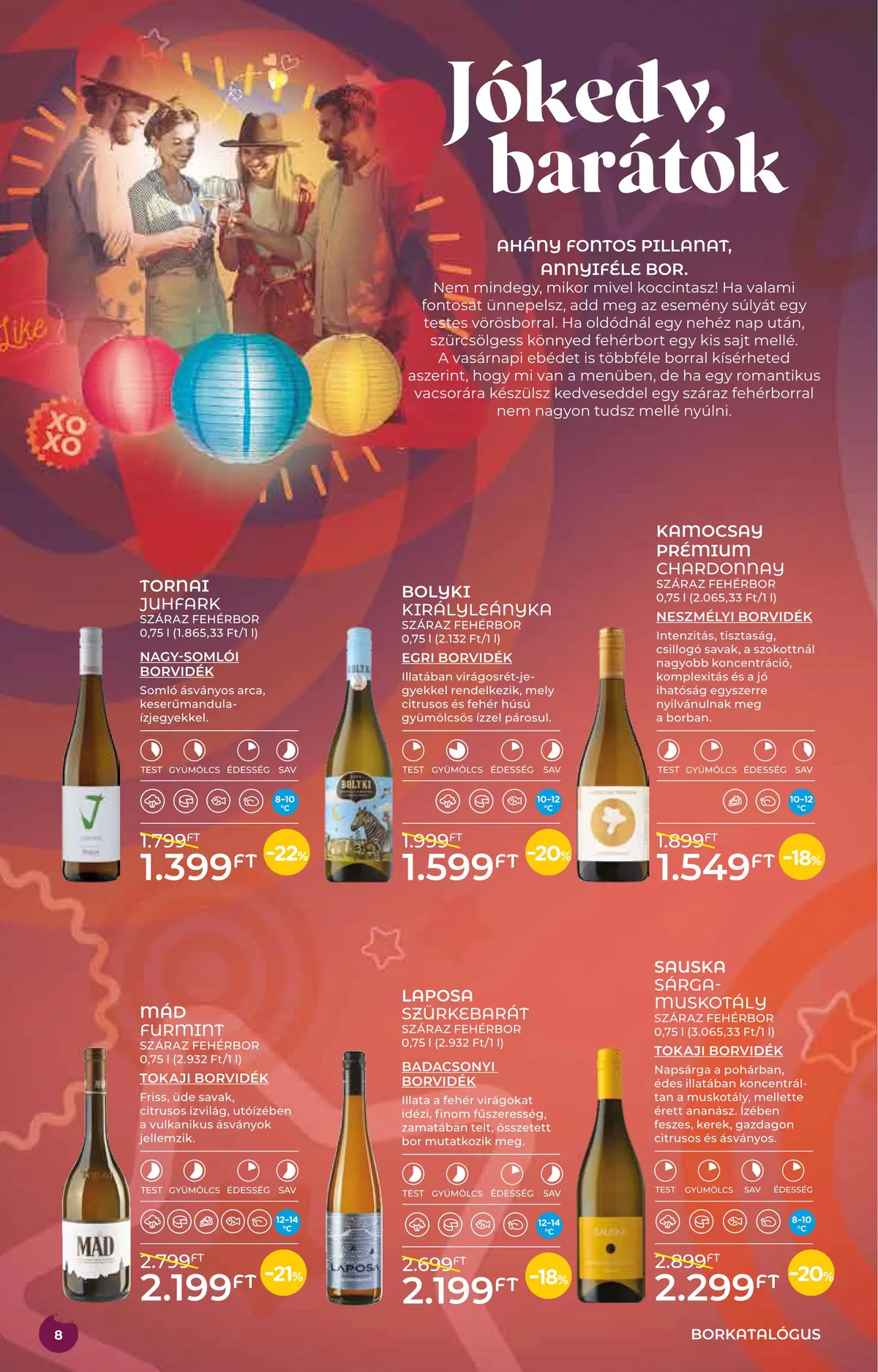 Spar akciós újság Borkatalogus 05.11–05.25 – 8. oldal