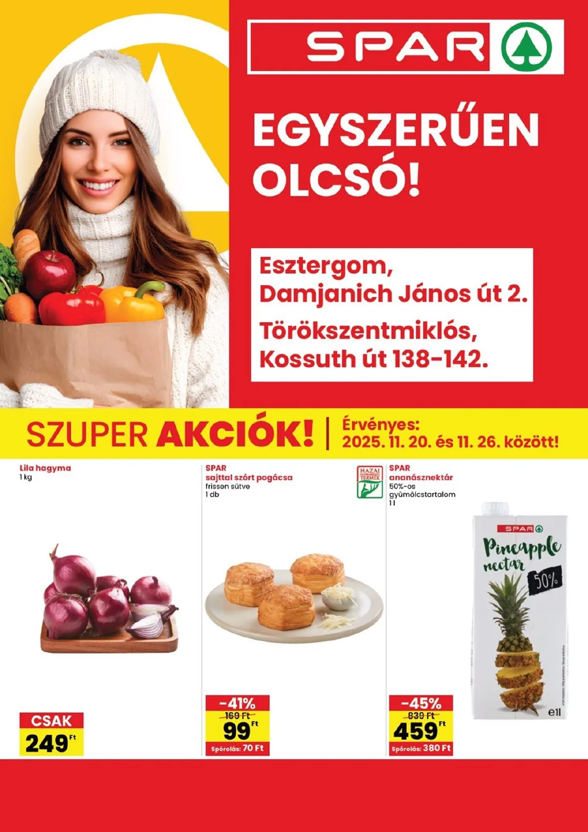Spar akciós újság Esztergom Torokszentmiklos megujulas 11.20–11.26