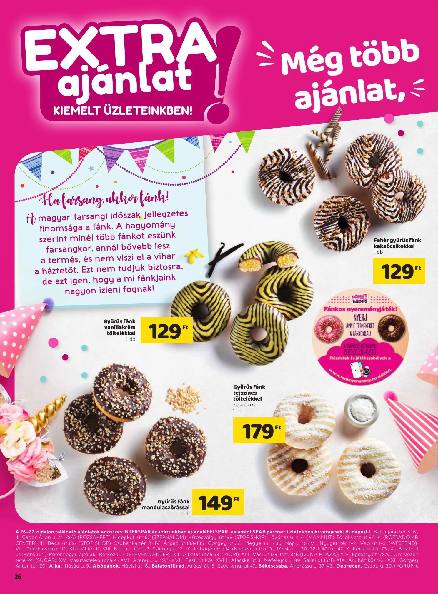 Spar akciós újság Extra 01.28–02.03