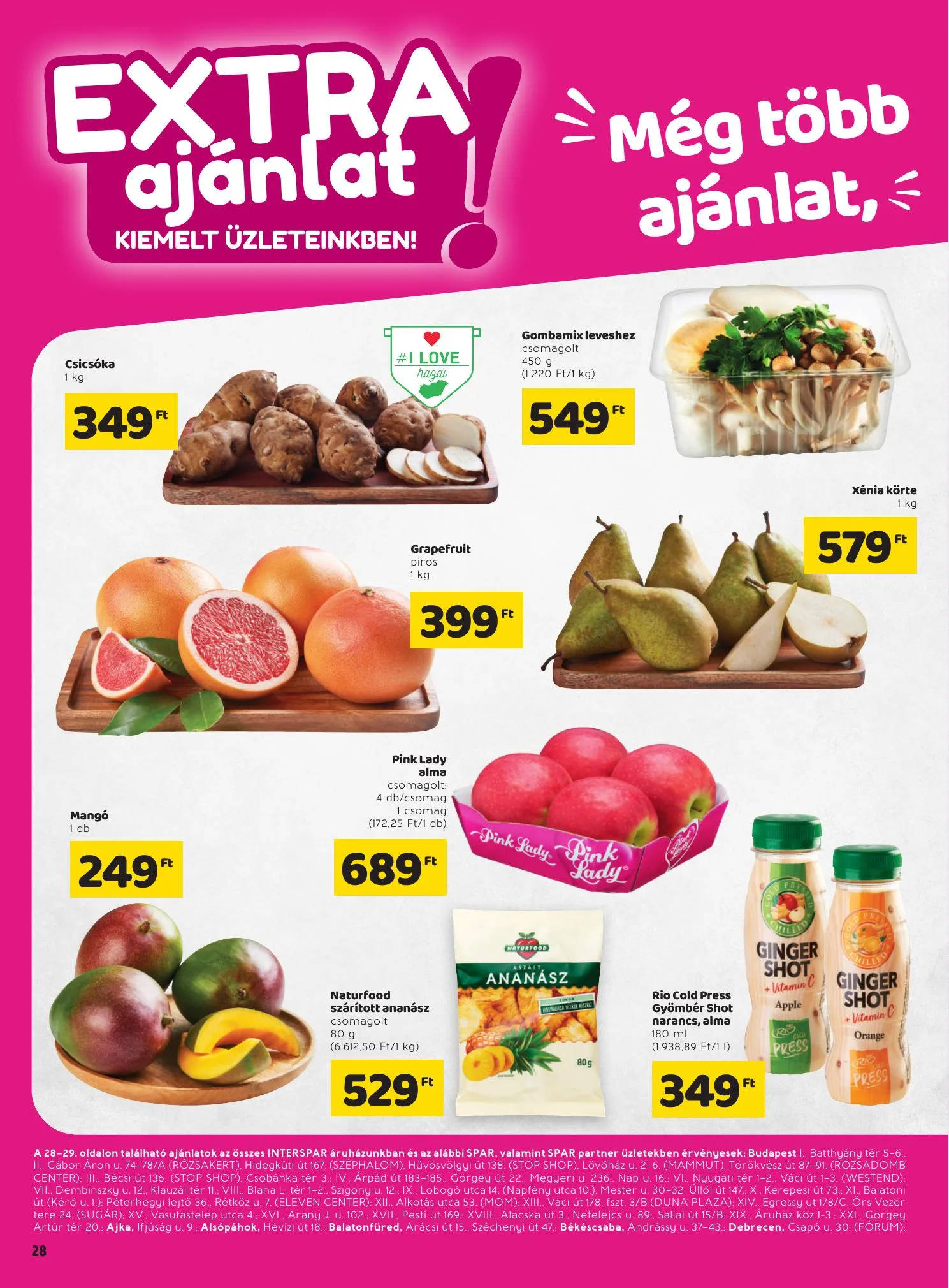 Spar akciós újság Extra 01.28–02.03 – 3. oldal